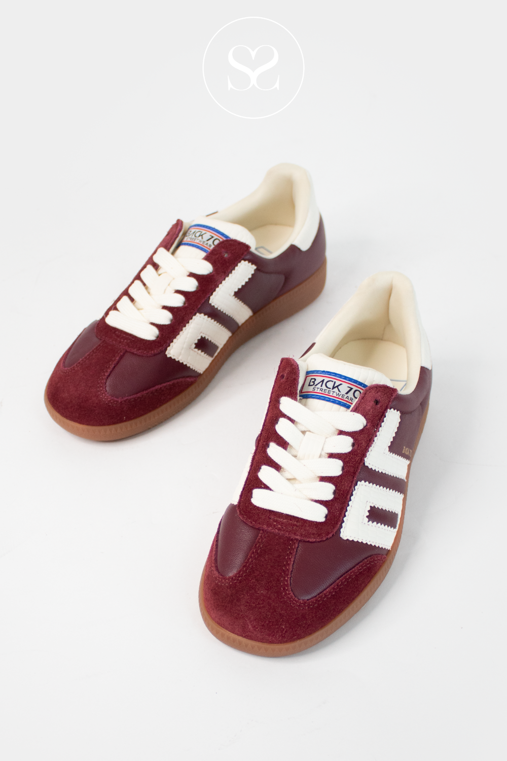 BACK70 WINE LOW PROFILE TRAINER FOR WOMEN - CLOUD