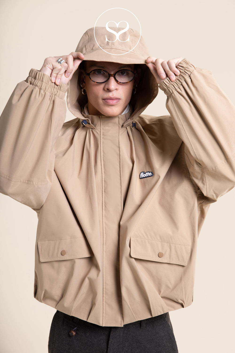 Flotte Camel Waterproof Puffer Jacket - Garance