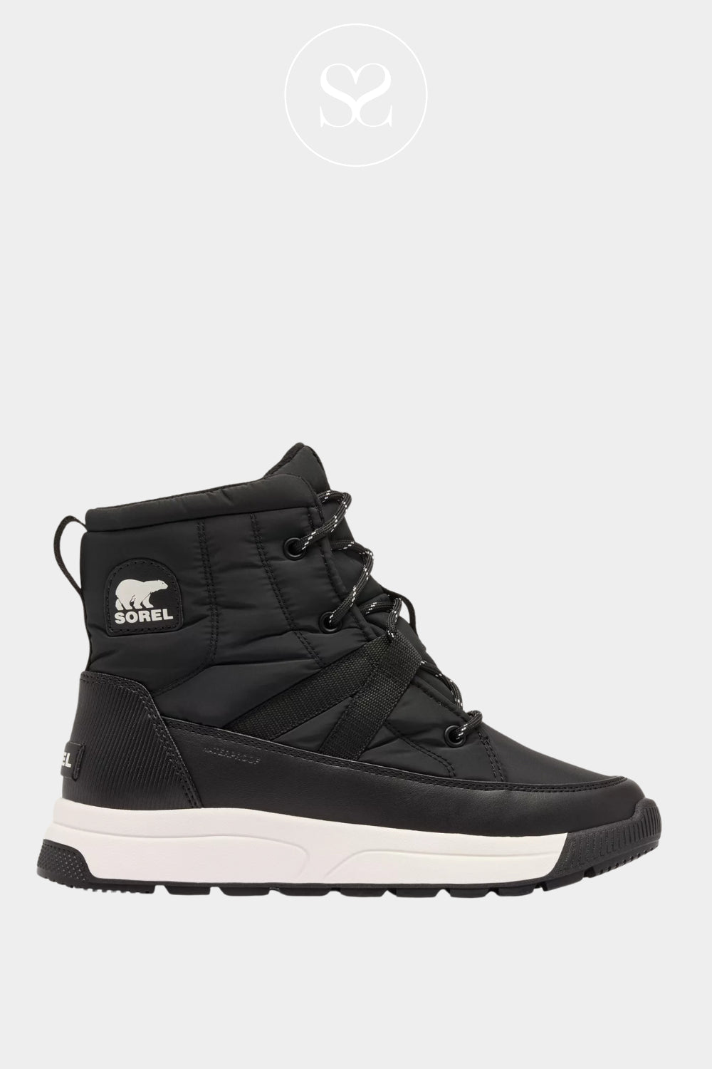 Sorel Black Insulated Waterproof Boots for Women - Whitney III