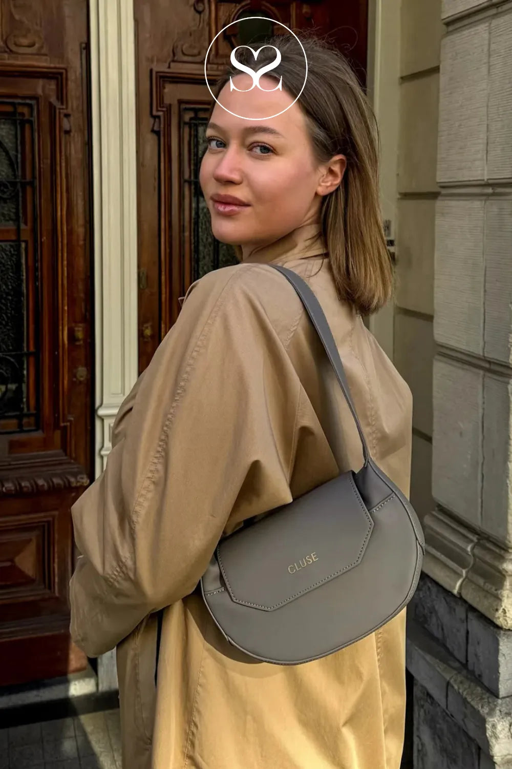 CLUSE GREY PETITE CROSSBODY BAG - CX04203