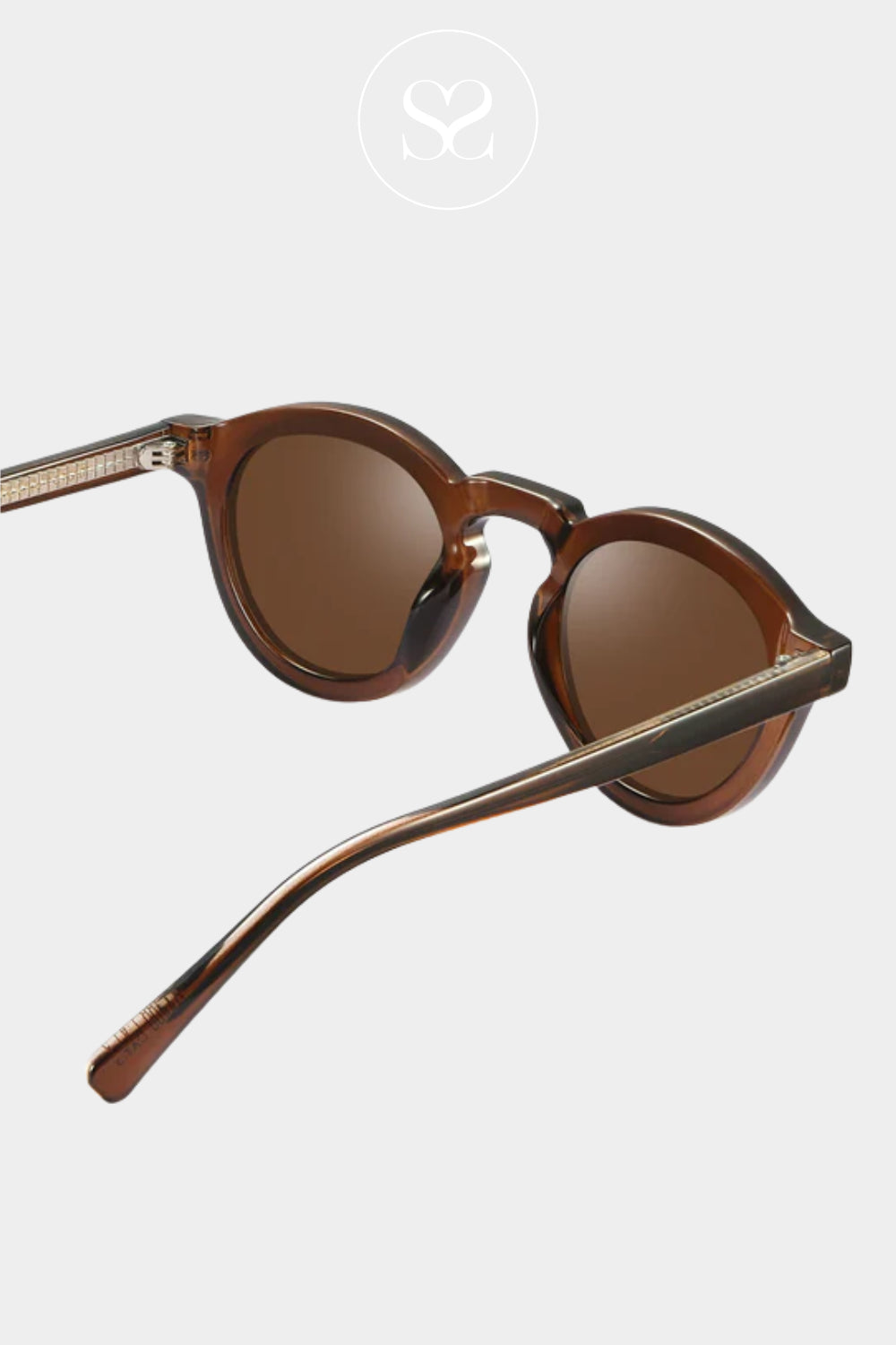 Eco Shades Brown Panto Sunglasses - Quist