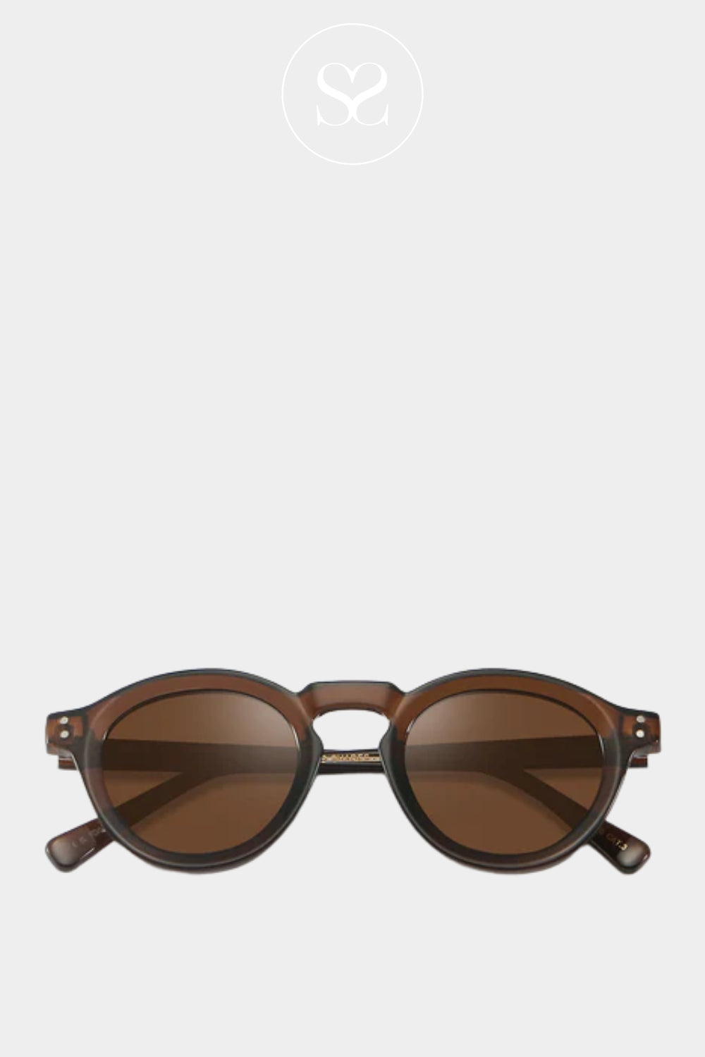 Eco Shades Brown Panto Sunglasses - Quist