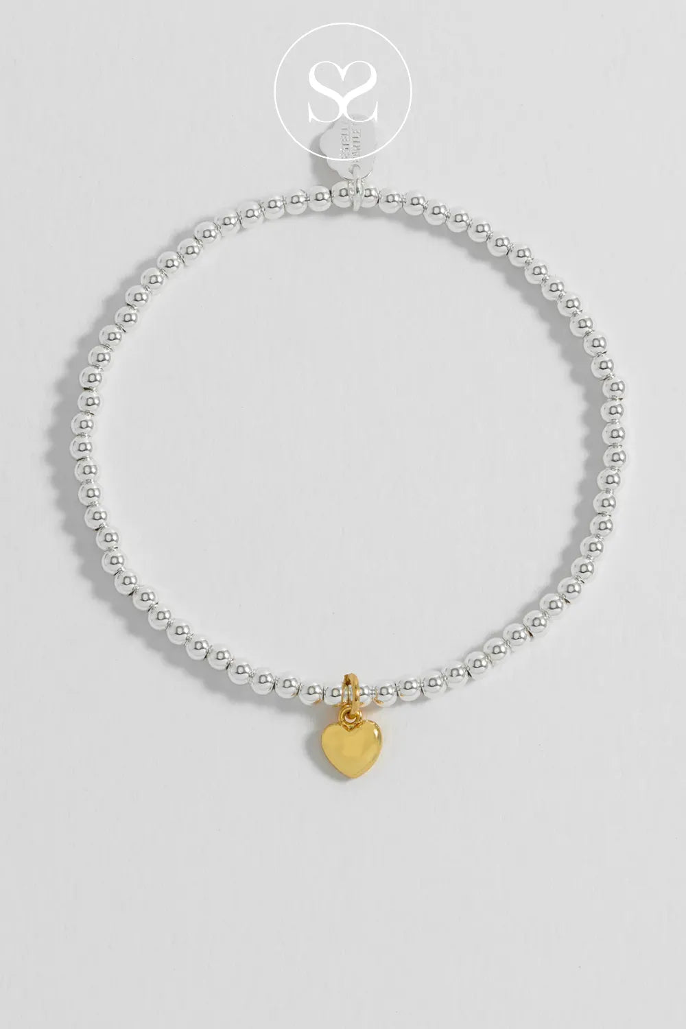 ESTELLA BARTLETT SIENNA PUFFED HEART BRACELET EBB6532G