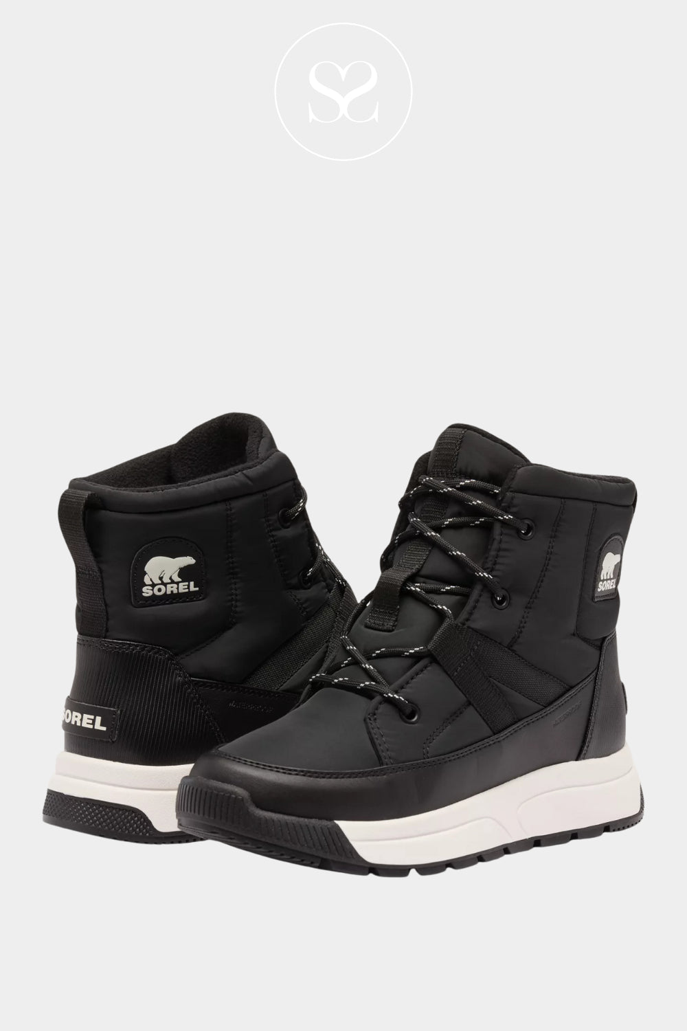 Sorel Black Insulated Waterproof Boots for Women - Whitney III