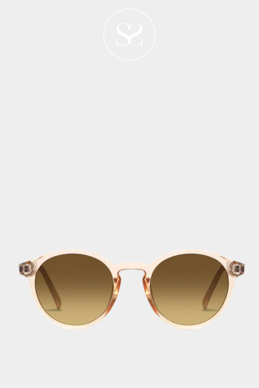 Eco Shades Brown Rounded Sunglasses - Zannon Ireland