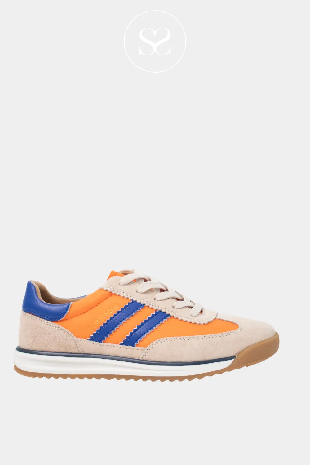 Drilleys Orange Low Profile Trainers- Seventy Three|Drilleys Trainers  Ireland