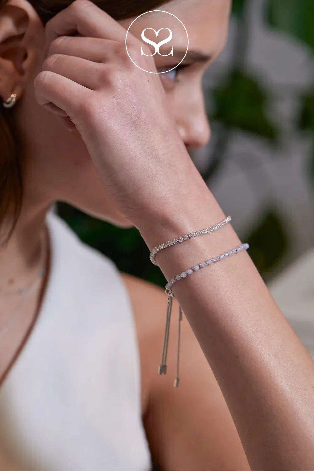 ESTELLA BARTLETT BLUE LACE AGATE BRACELET EBB6461S