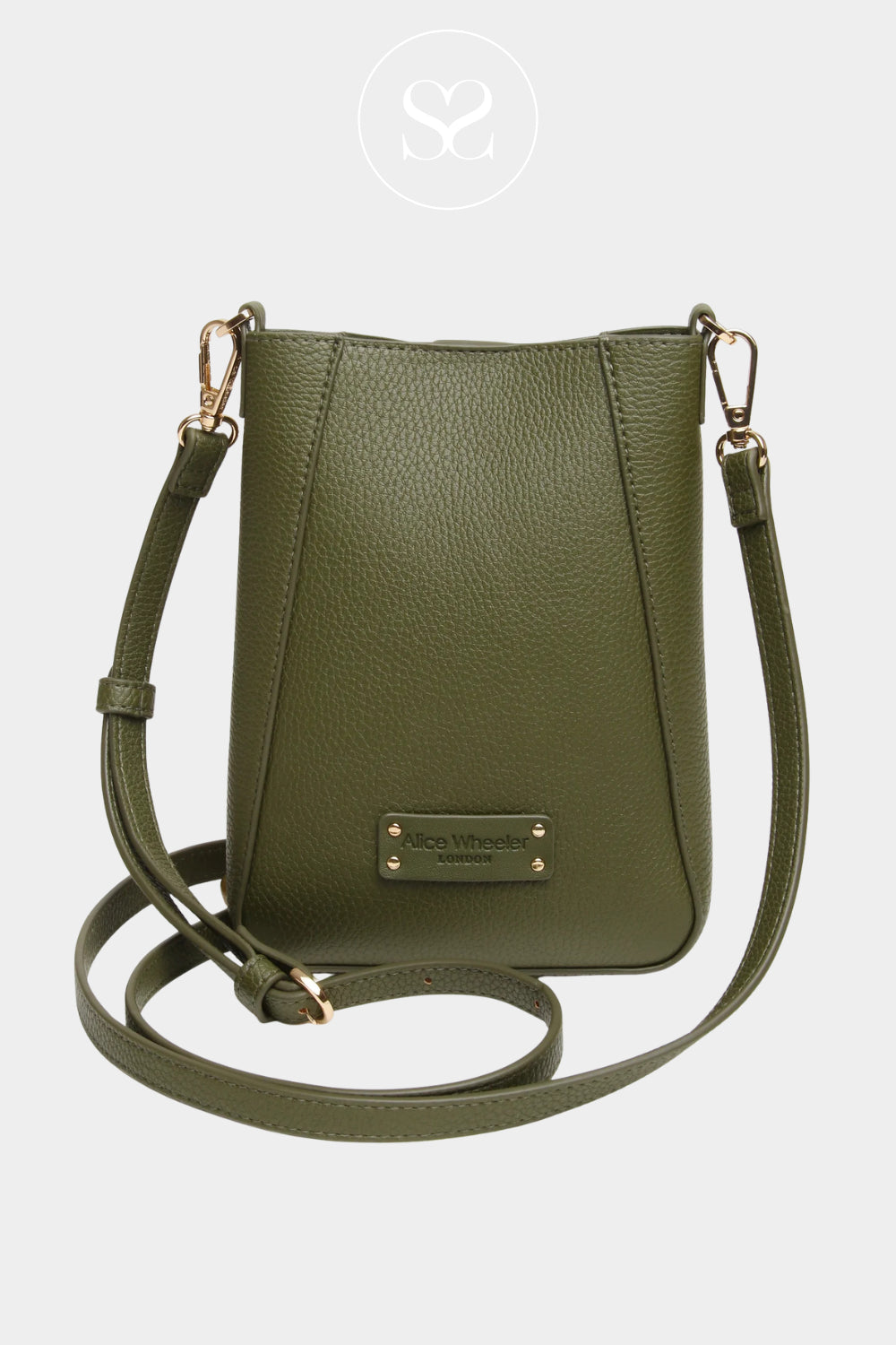 ALICE WHEELER SMALL PHONE BAG WITH DETACHABLE STRAP FOR WOMEN