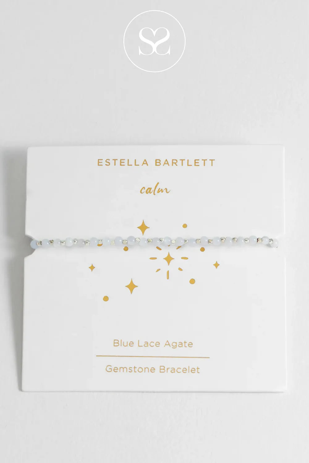 ESTELLA BARTLETT BLUE LACE AGATE BRACELET EBB6461S