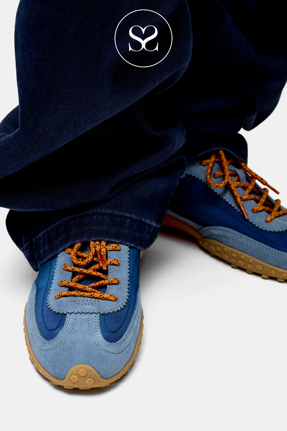 Hoff Blue Sporty Low Profile Trainer For Women - Bridge Mkii