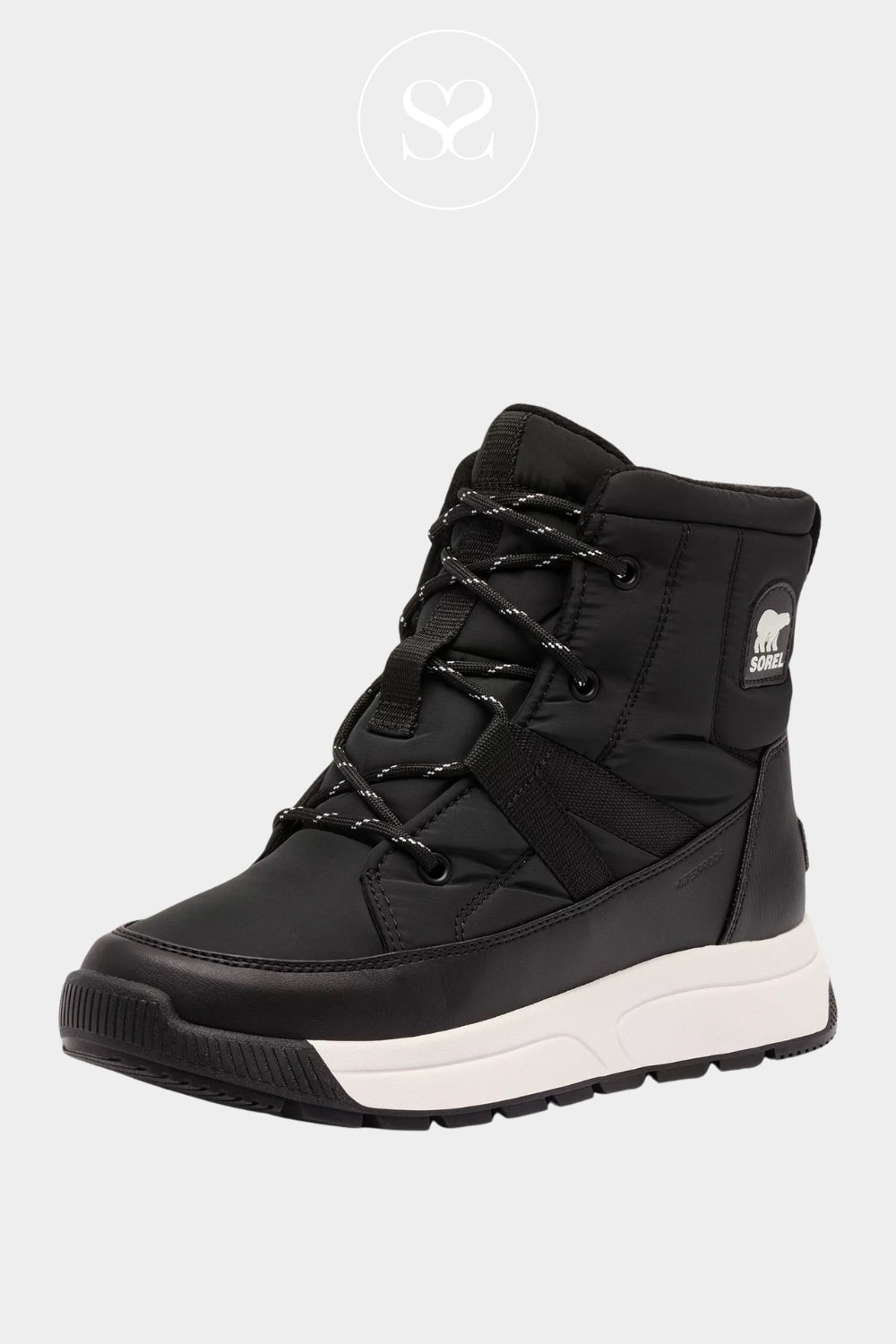 Sorel Black Insulated Waterproof Boots for Women - Whitney III