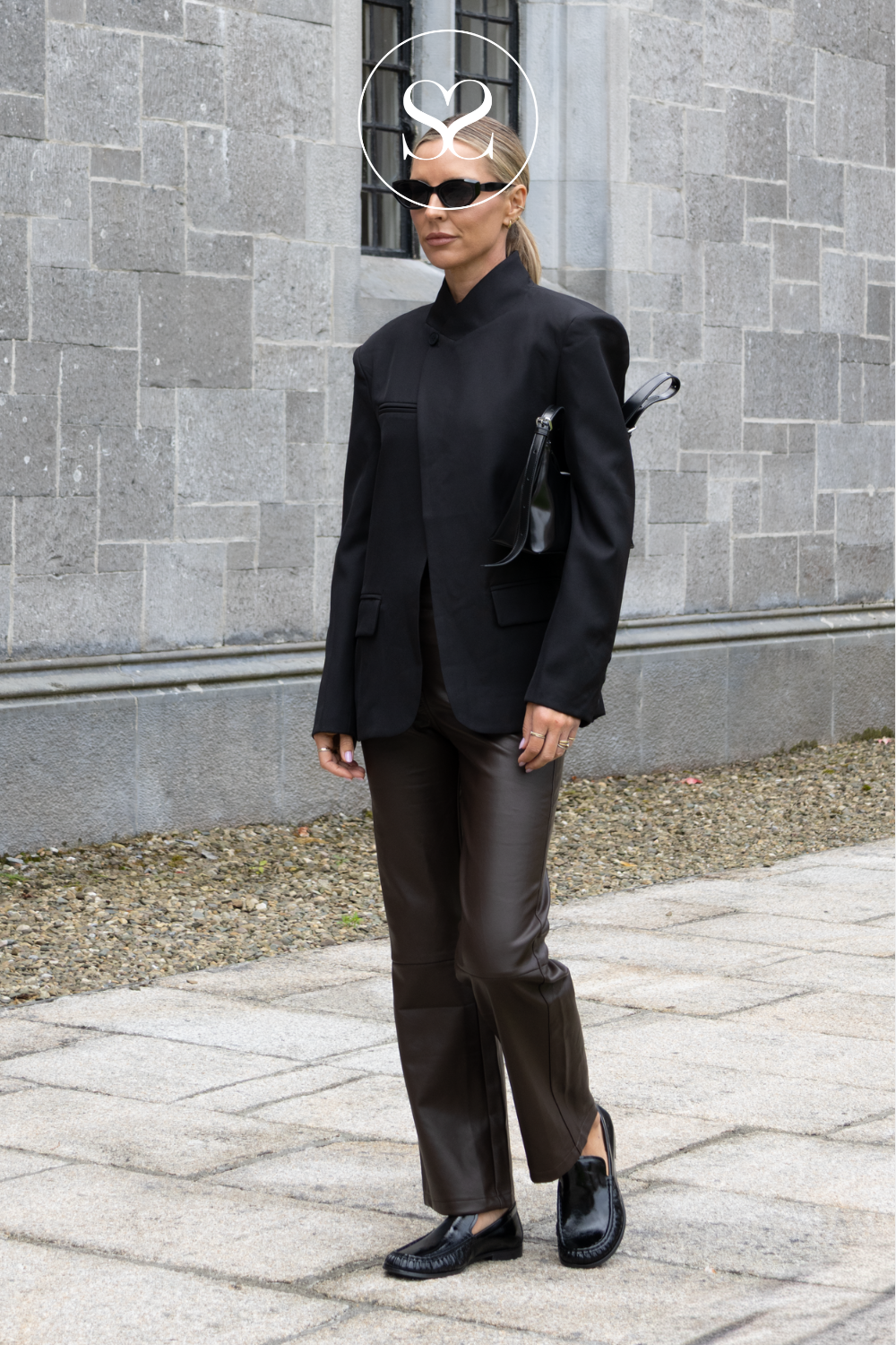 Vagabond Black Patent Leather Loafers - Brandi 6229-060-20