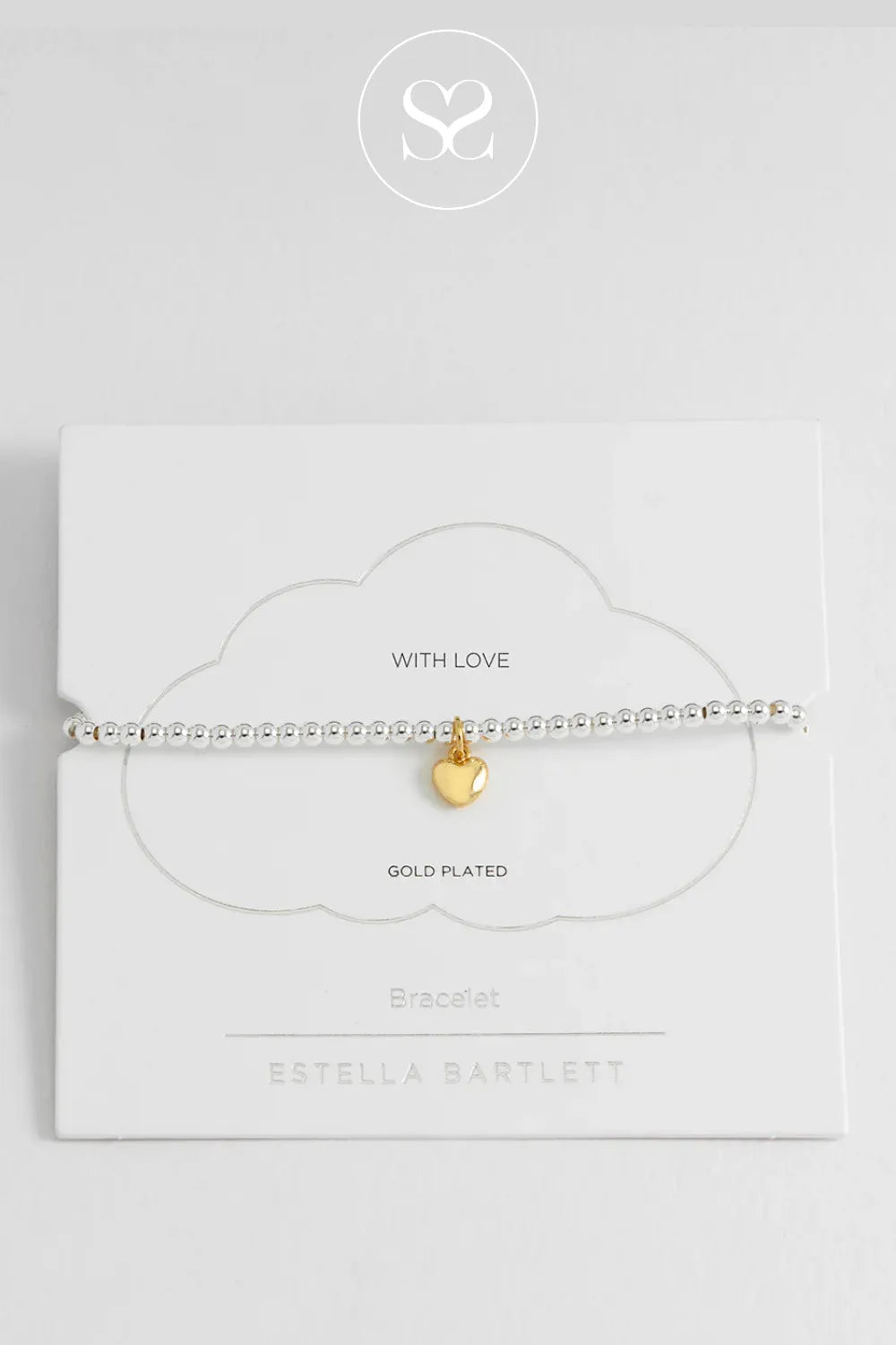 ESTELLA BARTLETT SIENNA PUFFED HEART BRACELET EBB6532G Lightweight and comfortable, perfect for daily wear or layering