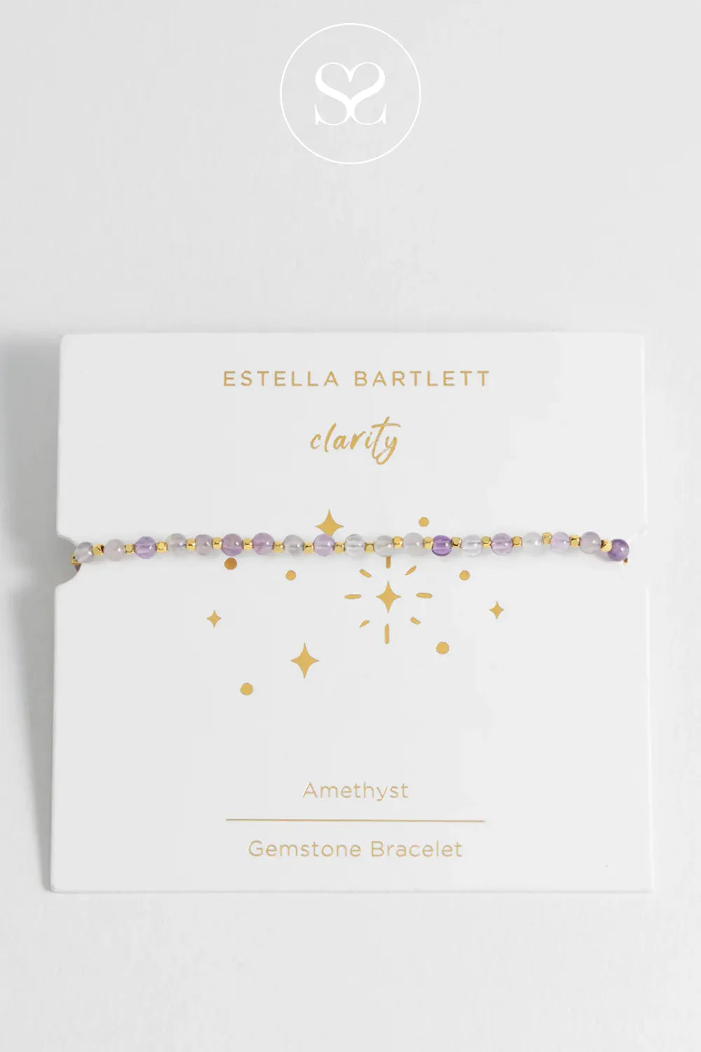 ESTELLA BARTLETT AMETHYST AMELIA BEADED BRACELET EBB6462G