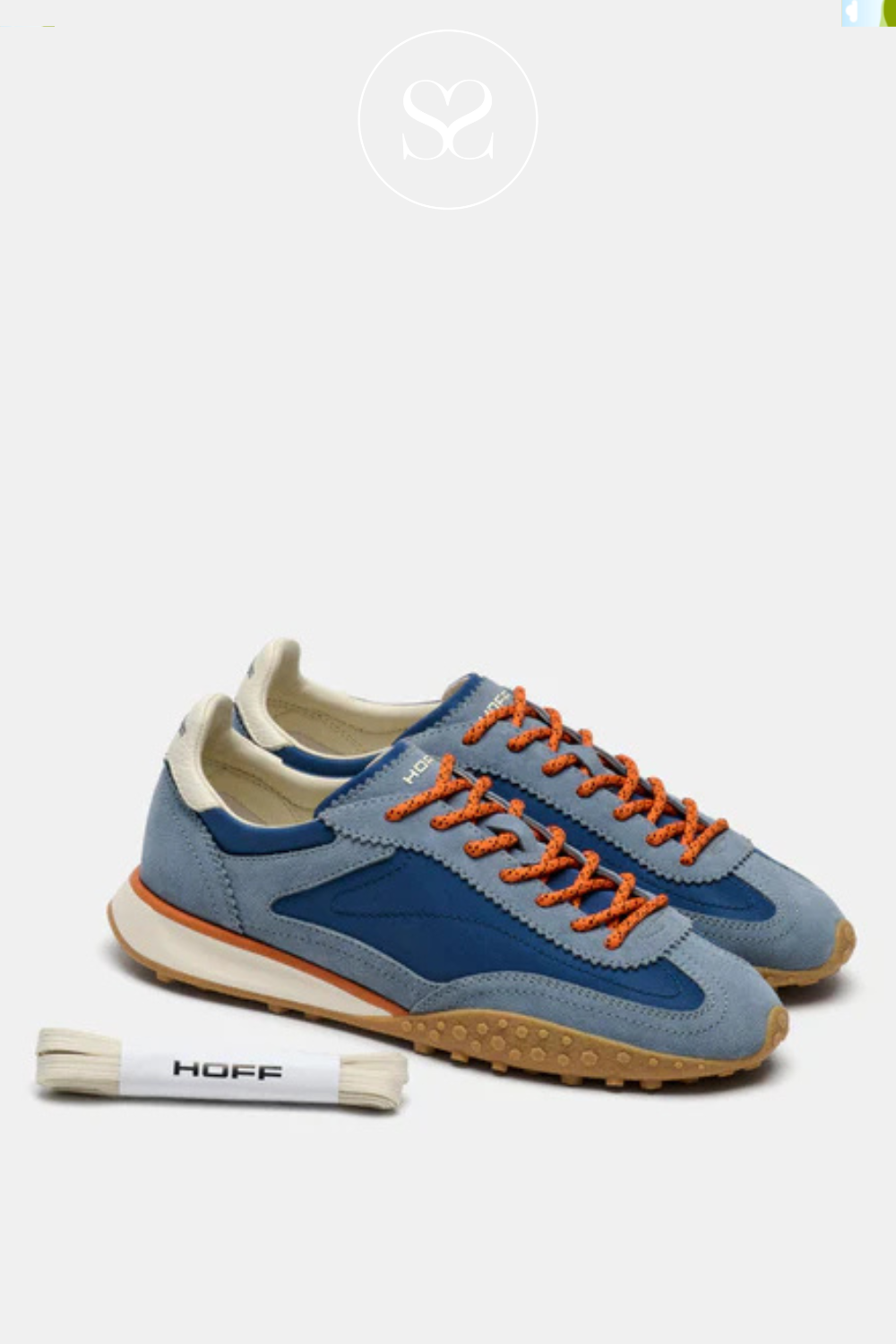 Hoff Blue Sporty Low Profile Trainer For Women - Bridge Mkii