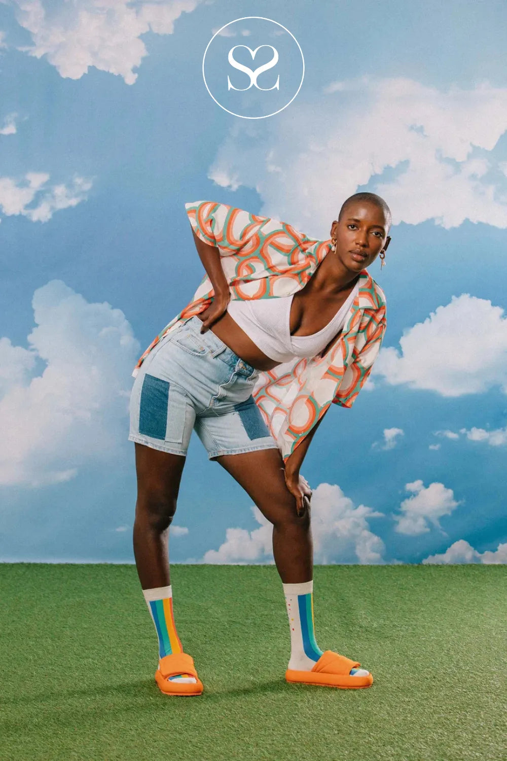 EAT MY SOCKS RAINBOW CAKE SOCKS