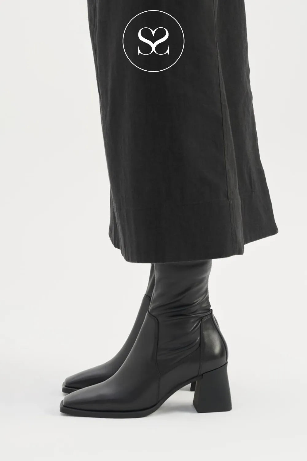 black vagabond hedda sock boots available in Ireland