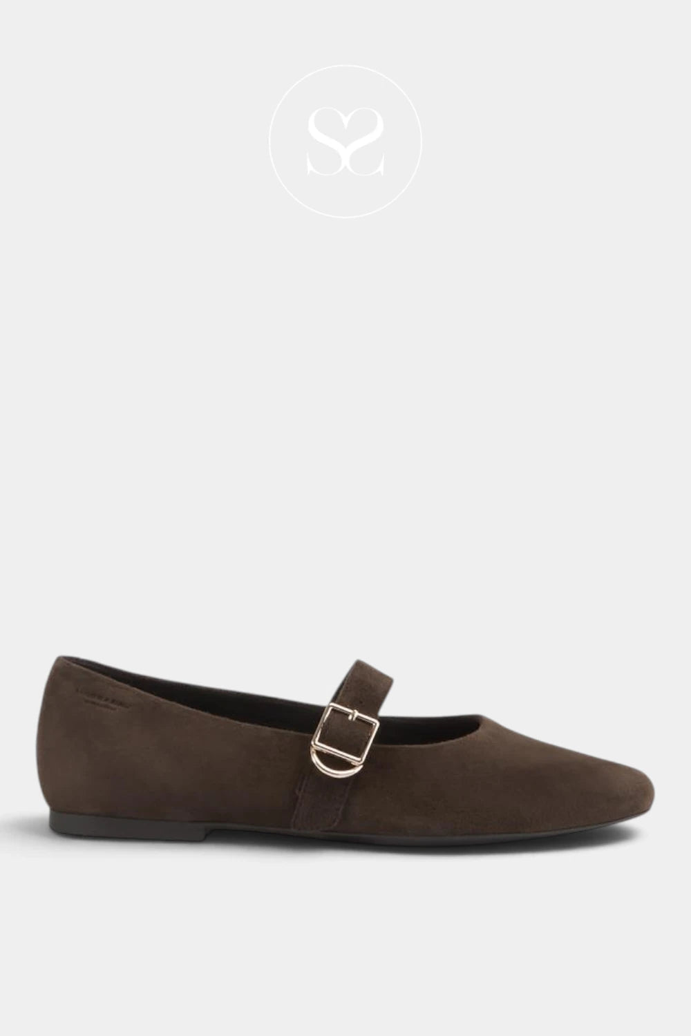 Vagabond Brown suede Mary-Jane Pumps - Jolin 5608