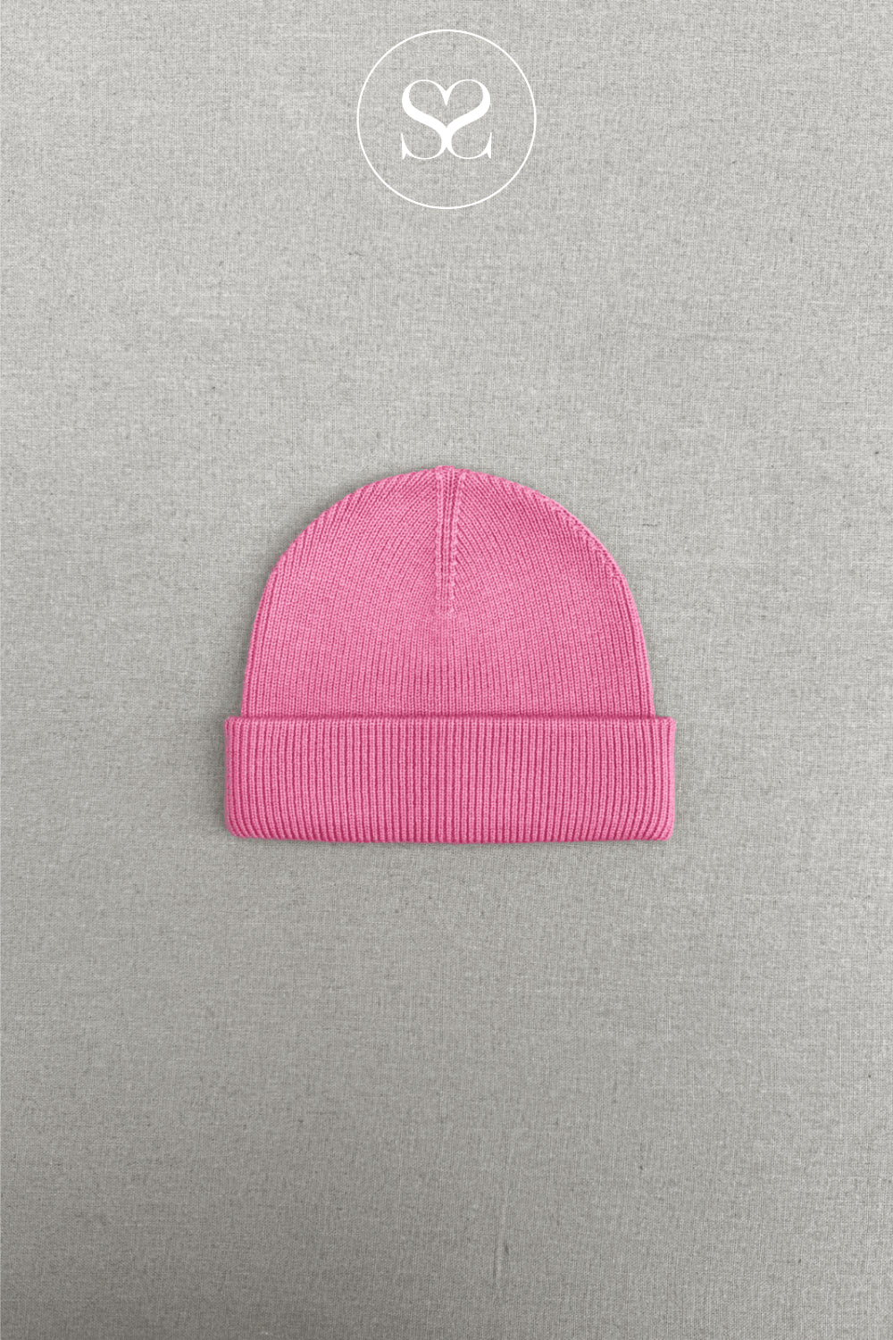 Boii Soft Pink Knitted Beanie Hat- Busse
