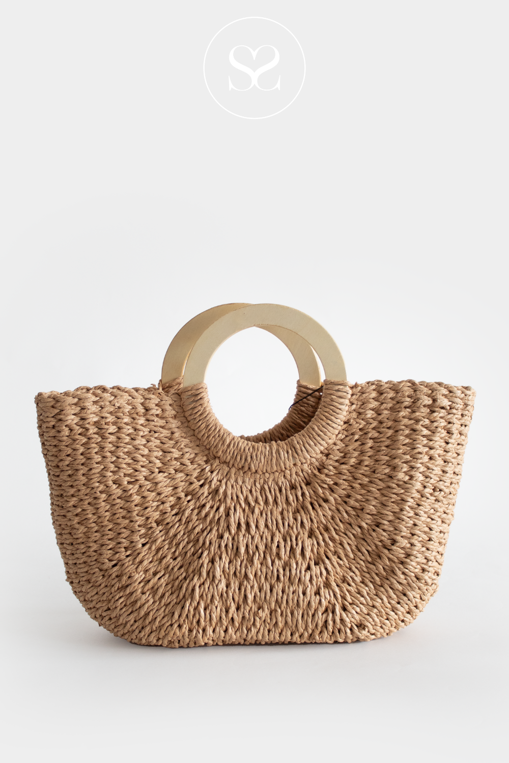 JS3335 CAMEL WOVEN BAGS
