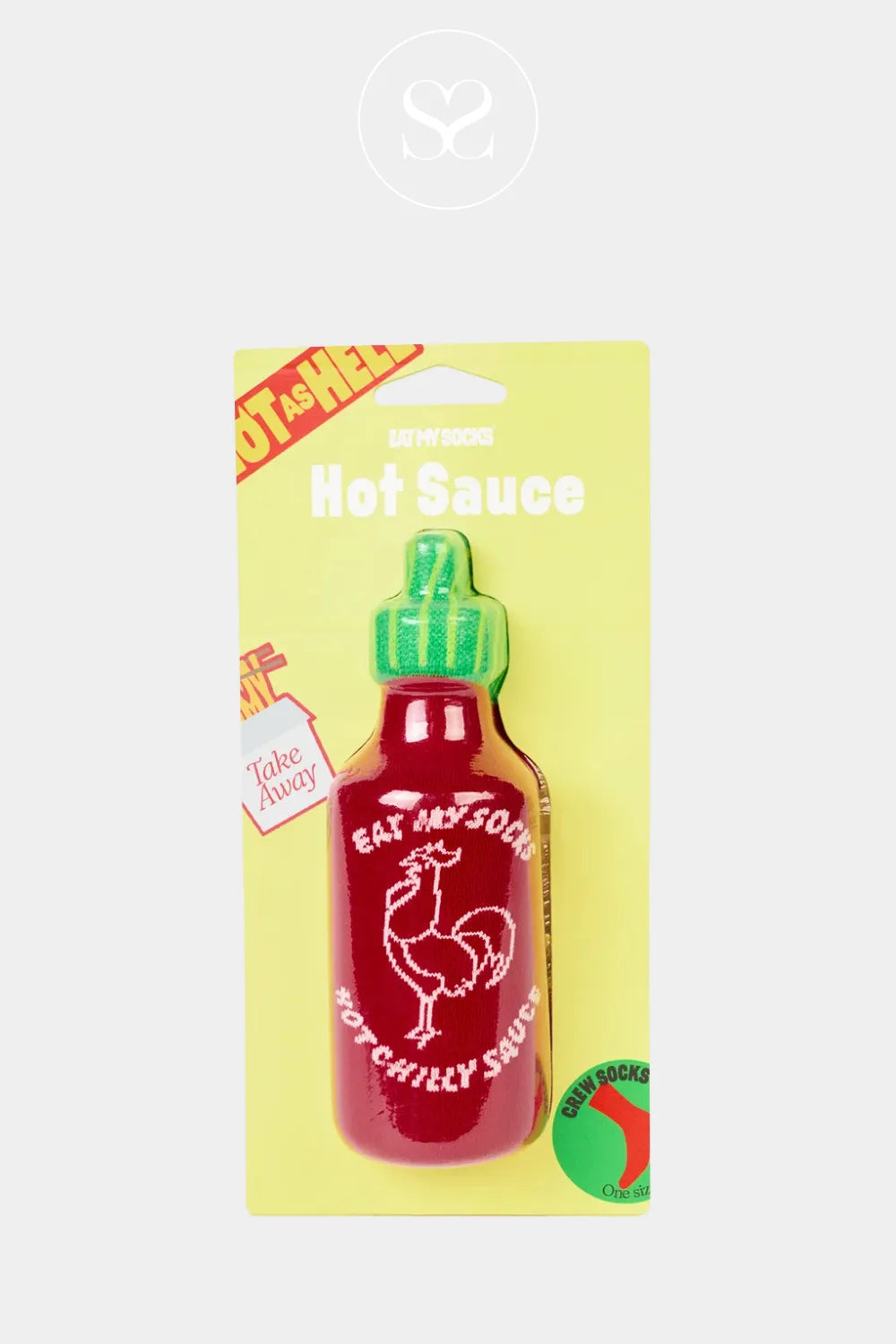 EAT MY SOCKS HOT SAUCE SOCKS