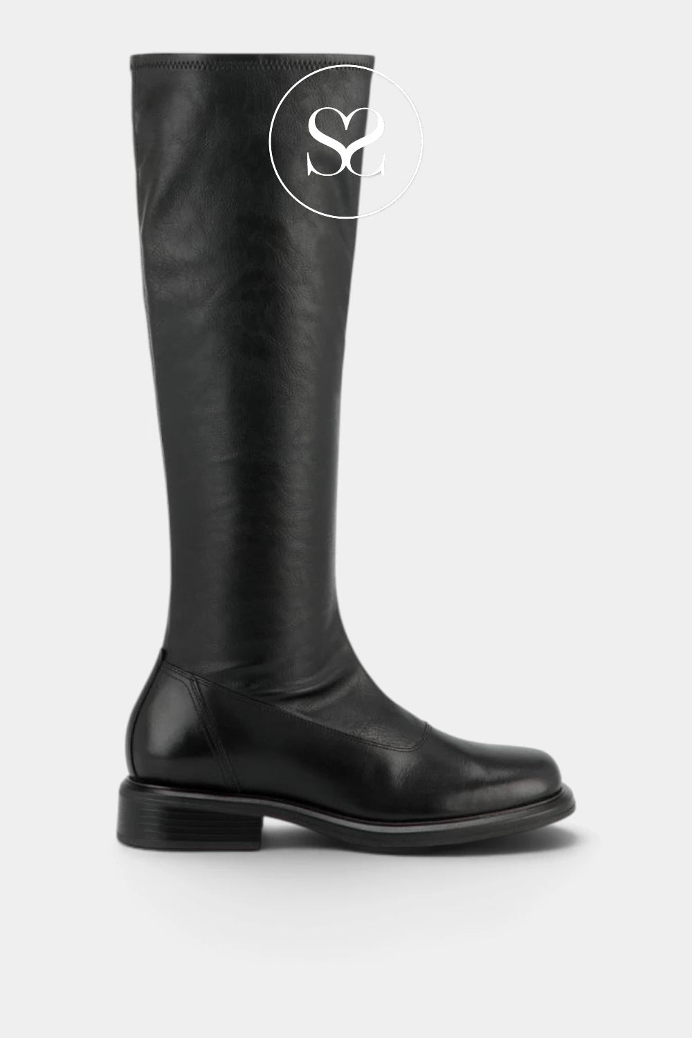 Vagabond Black Knee High Boots - Ellis- 6230-002 for Women - Ireland