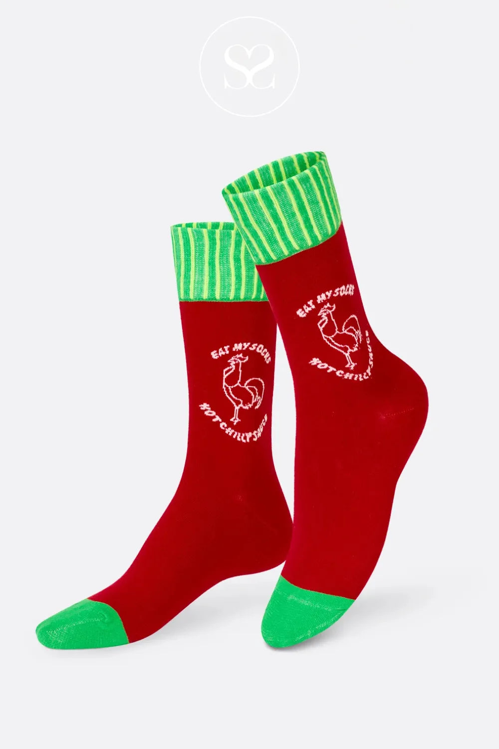 EAT MY SOCKS HOT SAUCE SOCKS
