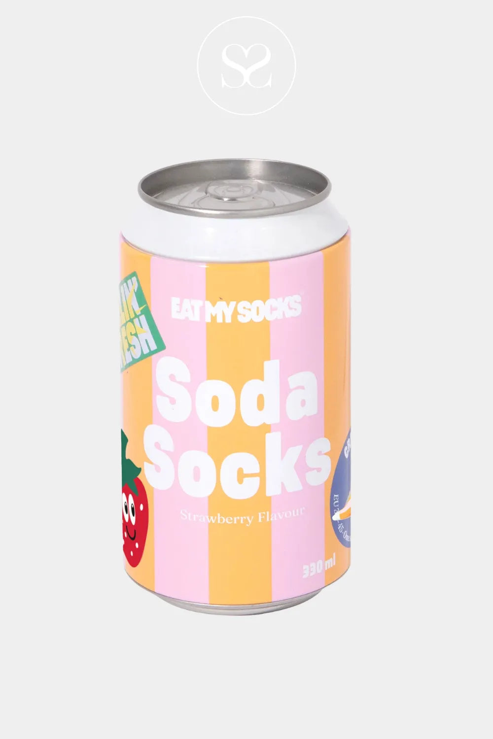 EAT MY SOCKS ADULTS STRAWBERRY SODA SOCKS