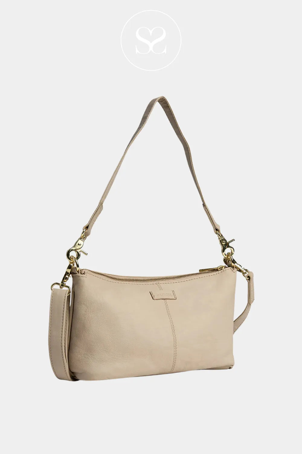 Depeche Sand Dual Strap Handbag 16558