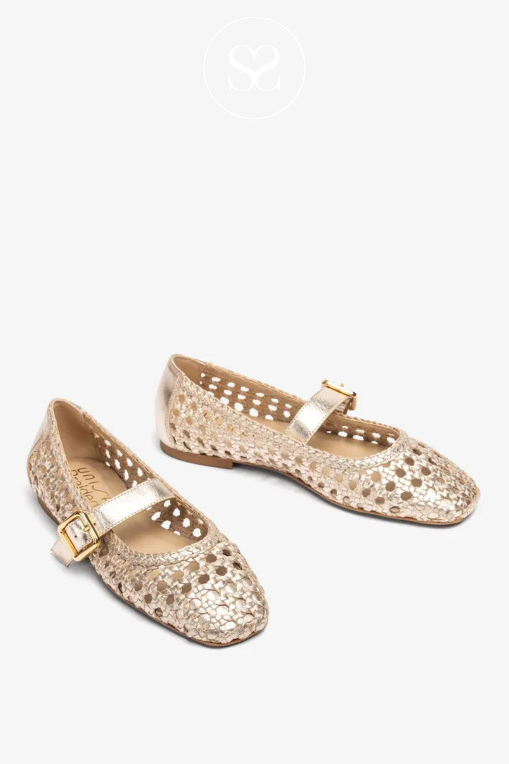 Unisa Gold Lightweight Pumps For Women with Cushioned Sole