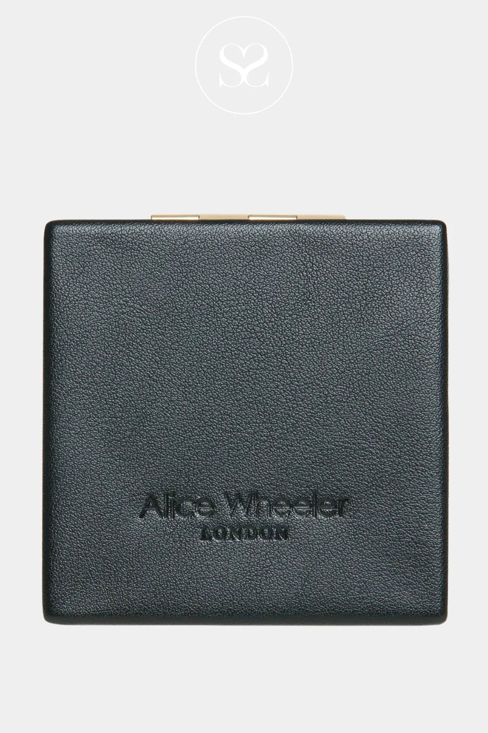 ALICE WHEELER BLACK VIENNA COMPACT MIRROR AW6081
