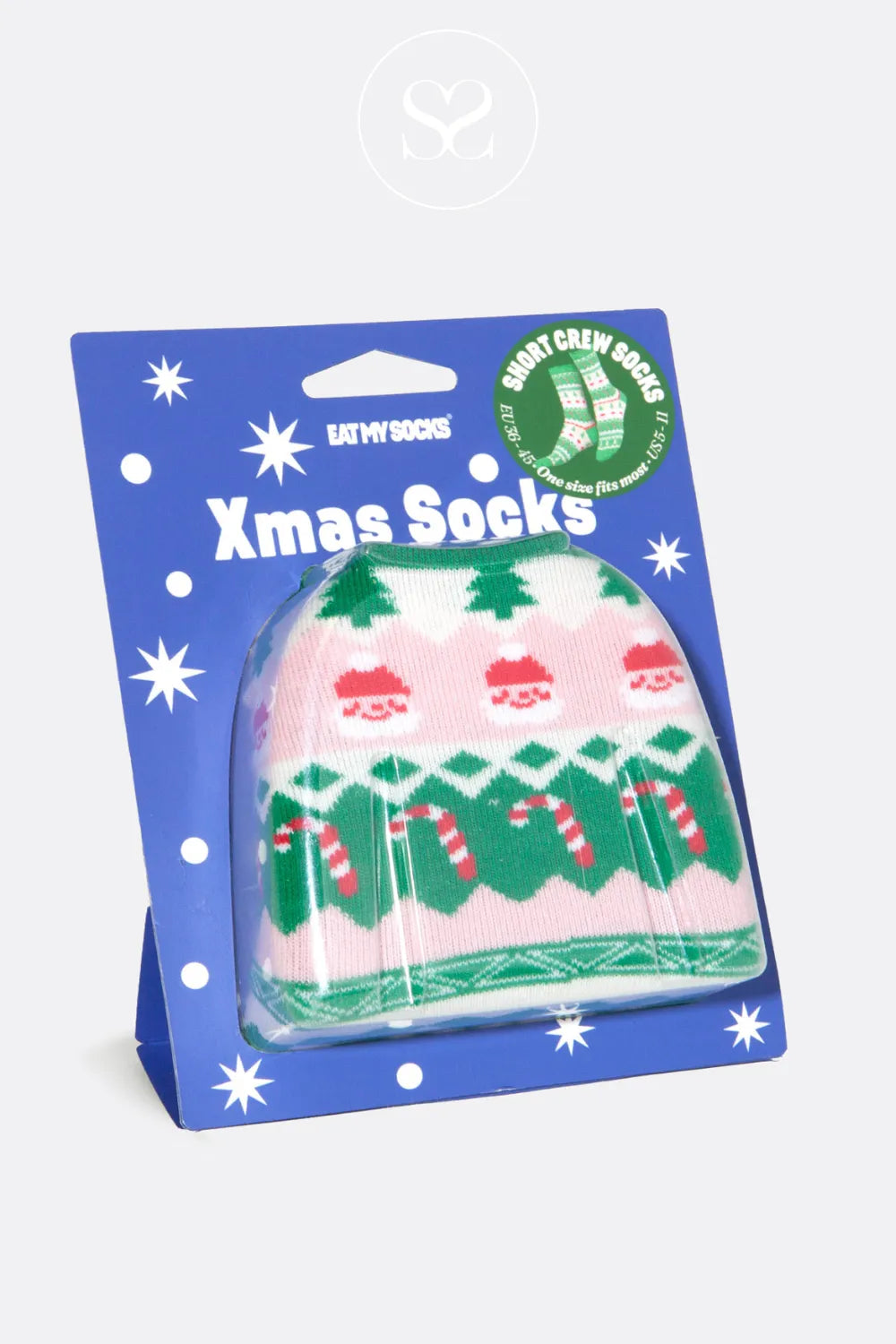 EAT MY SOCKS XMAS JUMPER SOCKS