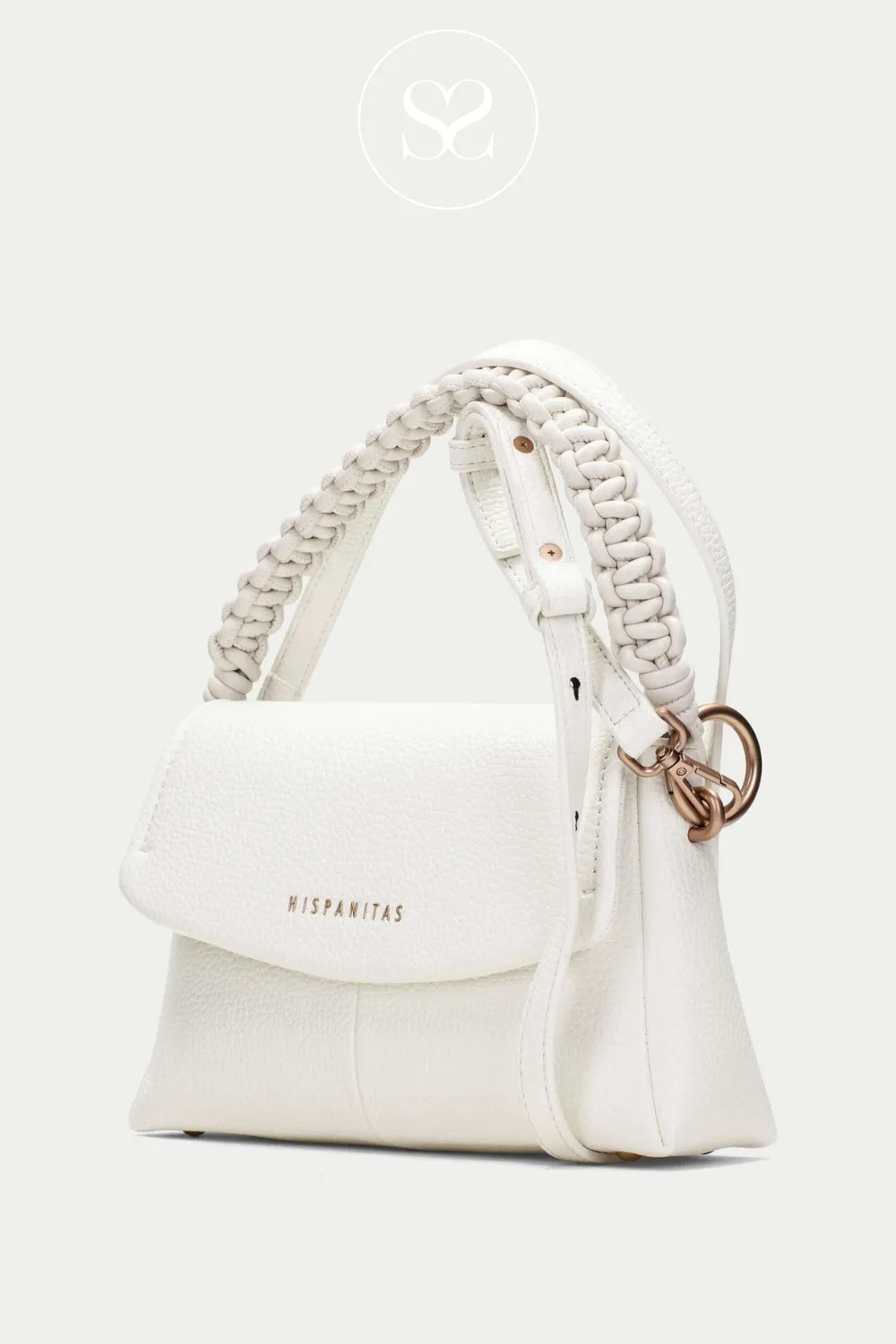Hispanitas Cream Handbag - BV264536
