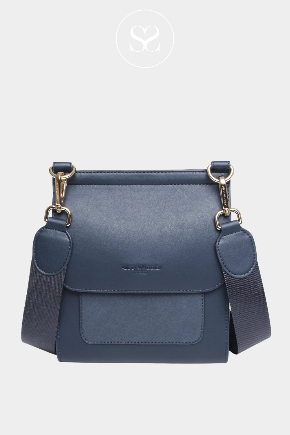 ALICE WHEELER NAVY CROSSBODY HANDBAG SEVILLE