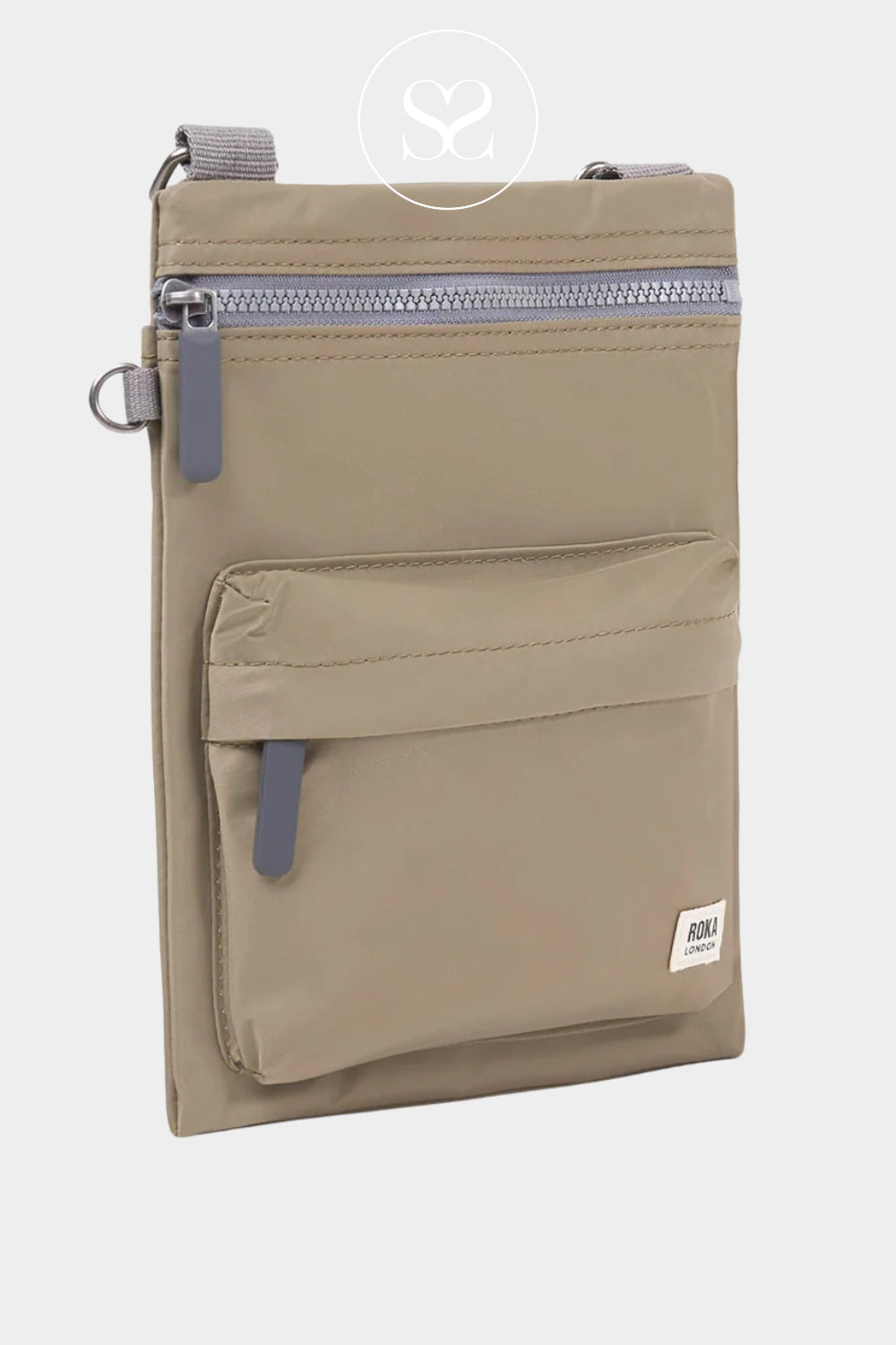 Buy Roka Taupe Waterproof Crossbody Messenger Bag - Chelsea B