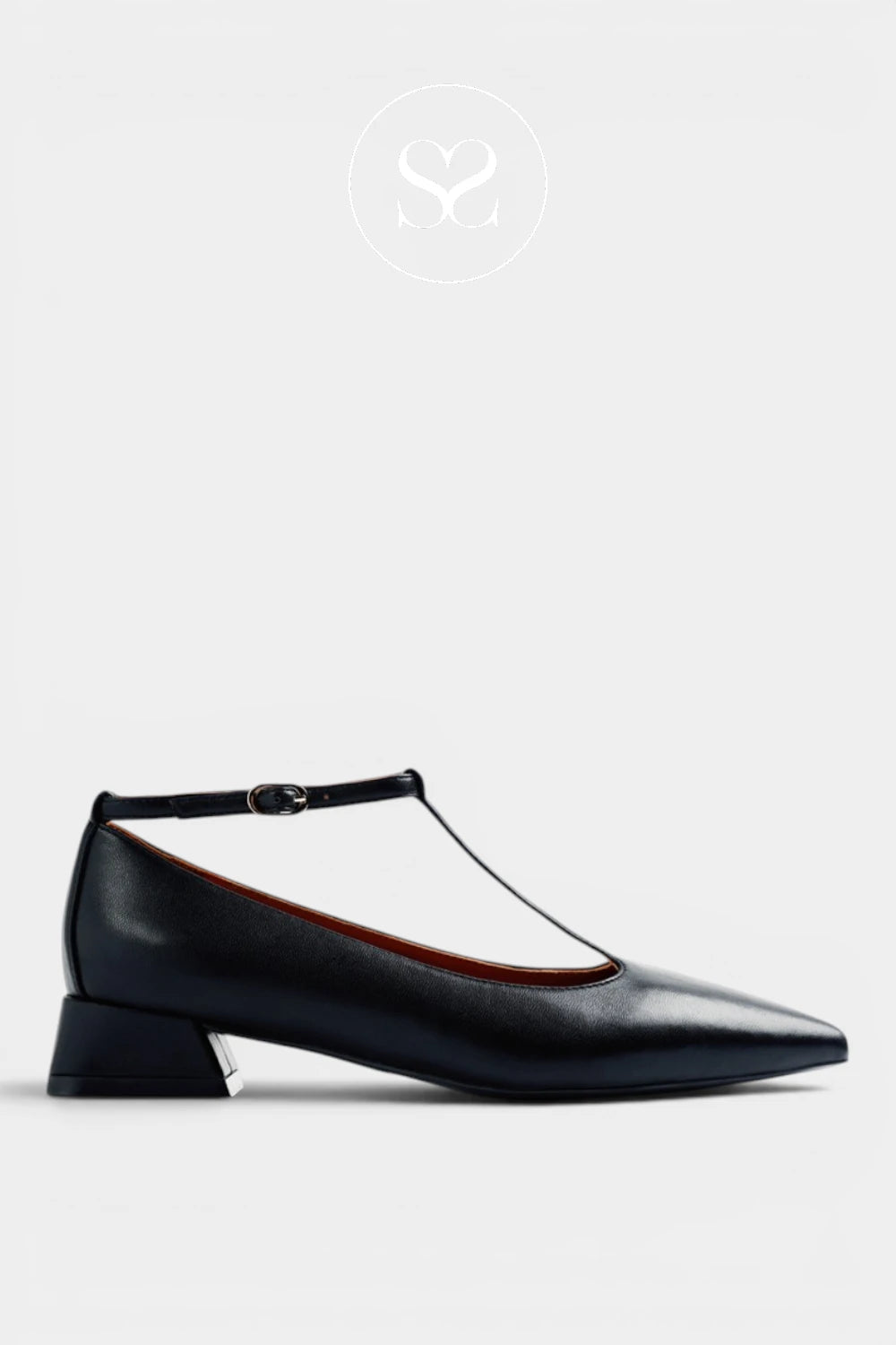 Gioseppo Black Pointed Toe Shoes - 80178 for Women Ireland