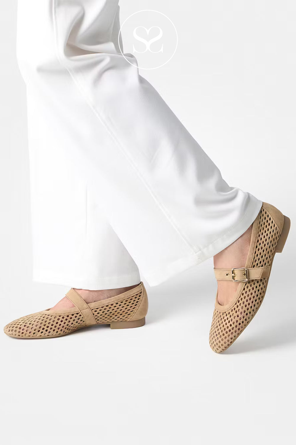 Paul Green Beige Pump Shoes 1213-009