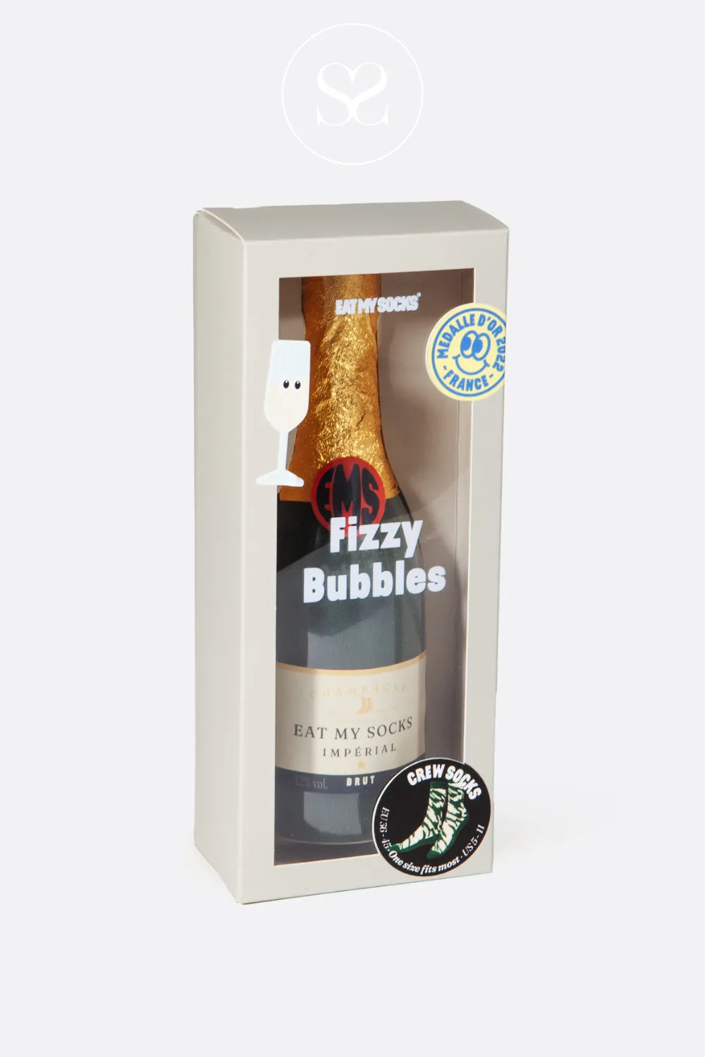 EAT MY SOCKS ADULTS FIZZY BUBBLES SOCKS