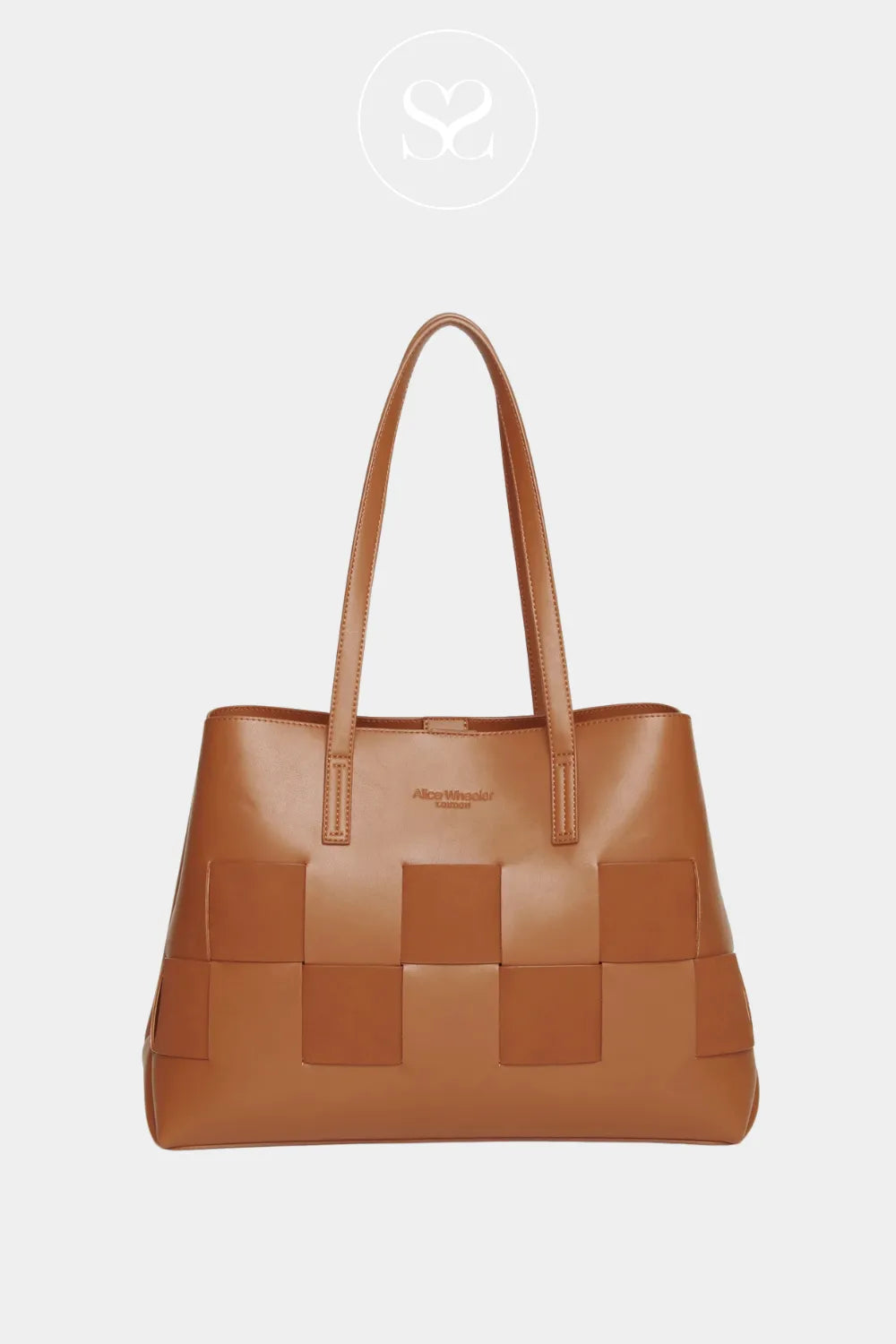ALICE WHEELER TAN TOTE BAG MILAN