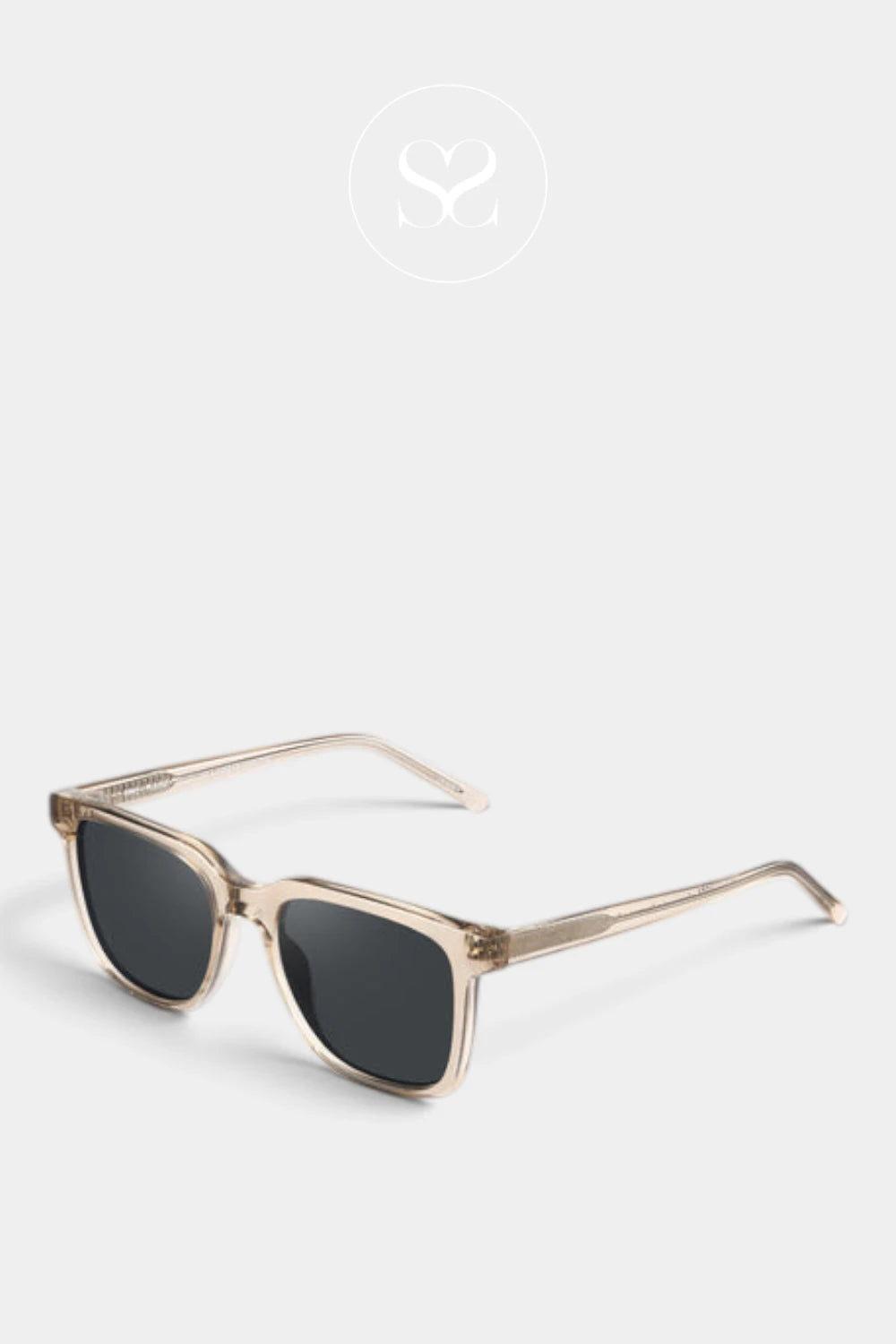 Eco Shades Champagne Square Sunglasses - Rubino - Ireland