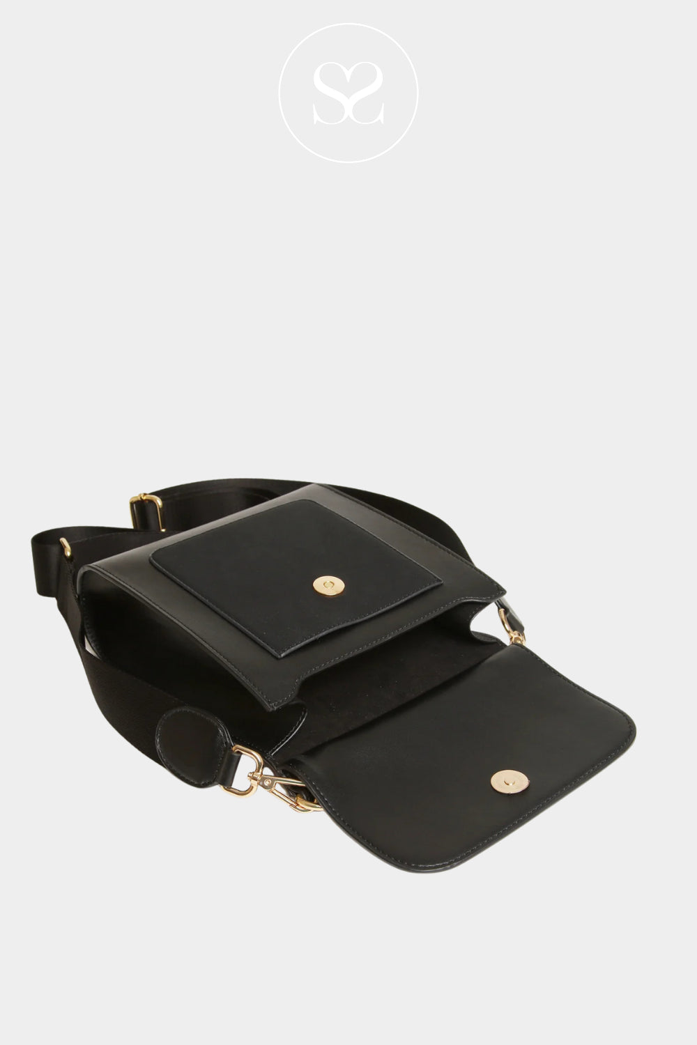 ALICE WHEELER BLACK CROSSBODY BAG FOR WOMEN