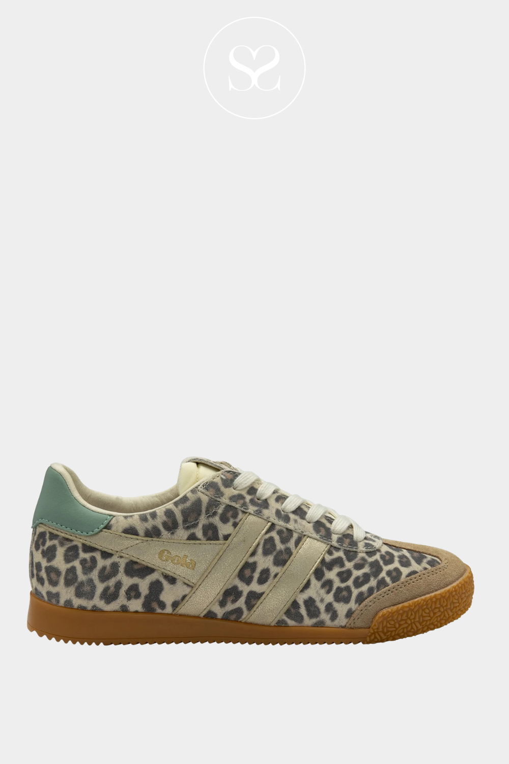 GOLA Leopard Print Retro Trainers - Elan Safari