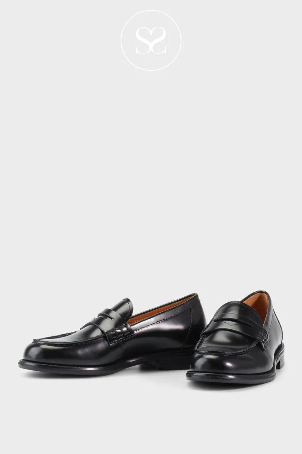 Vagabond Black Leather Loafers - Linn 6036-004