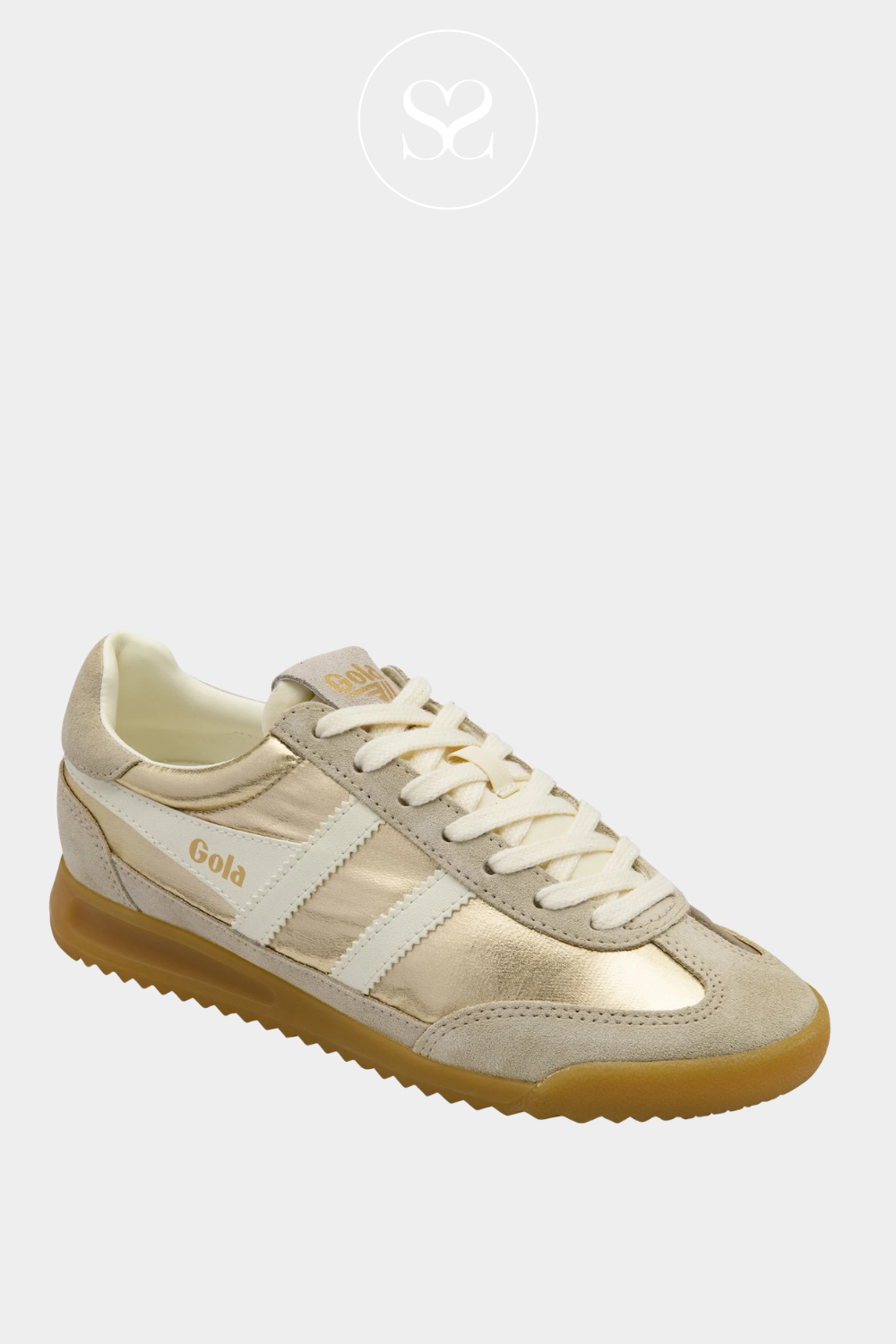 gola firefly gold trainer