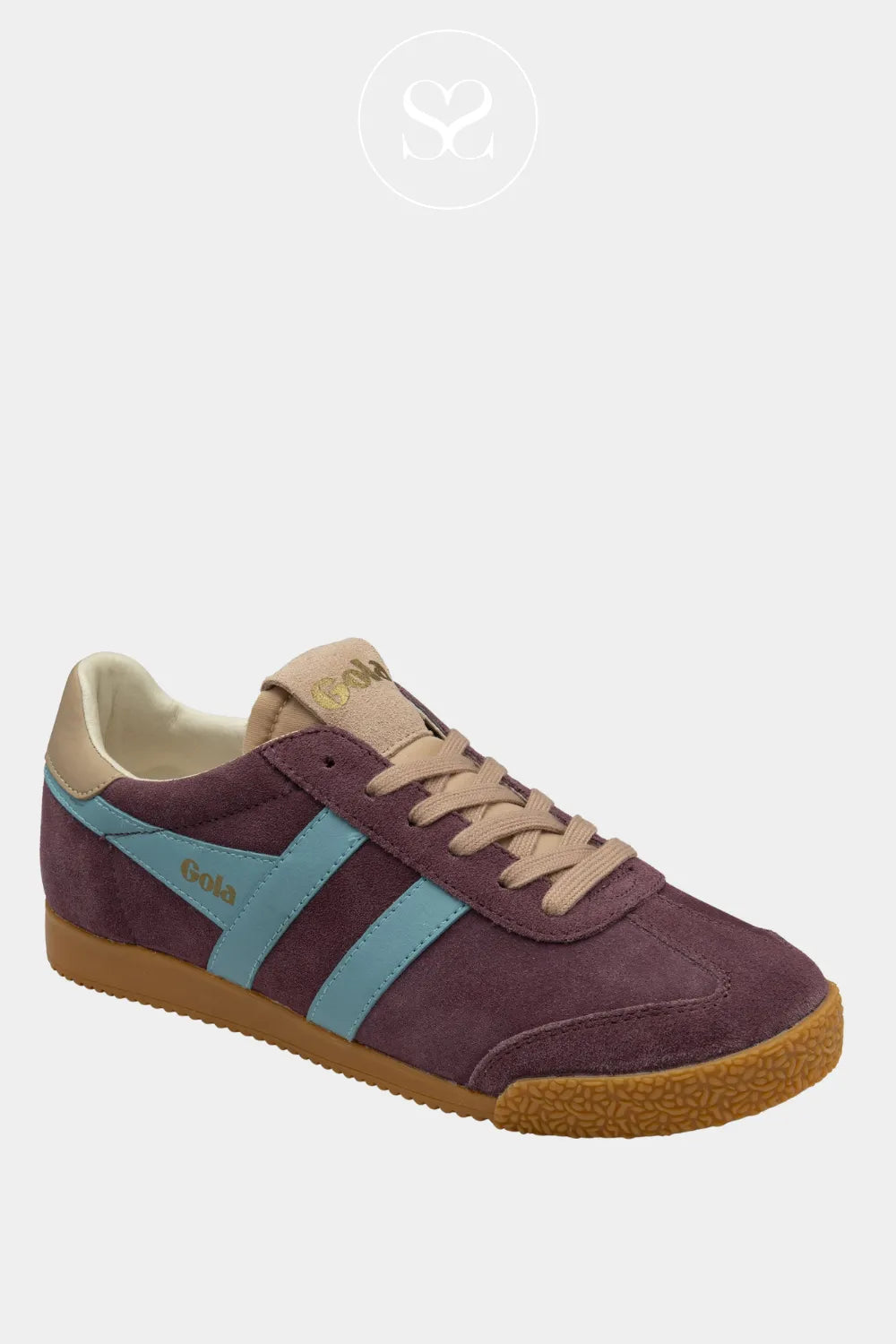 GOLA purple/blue retro style womens trainers ireland ELAN