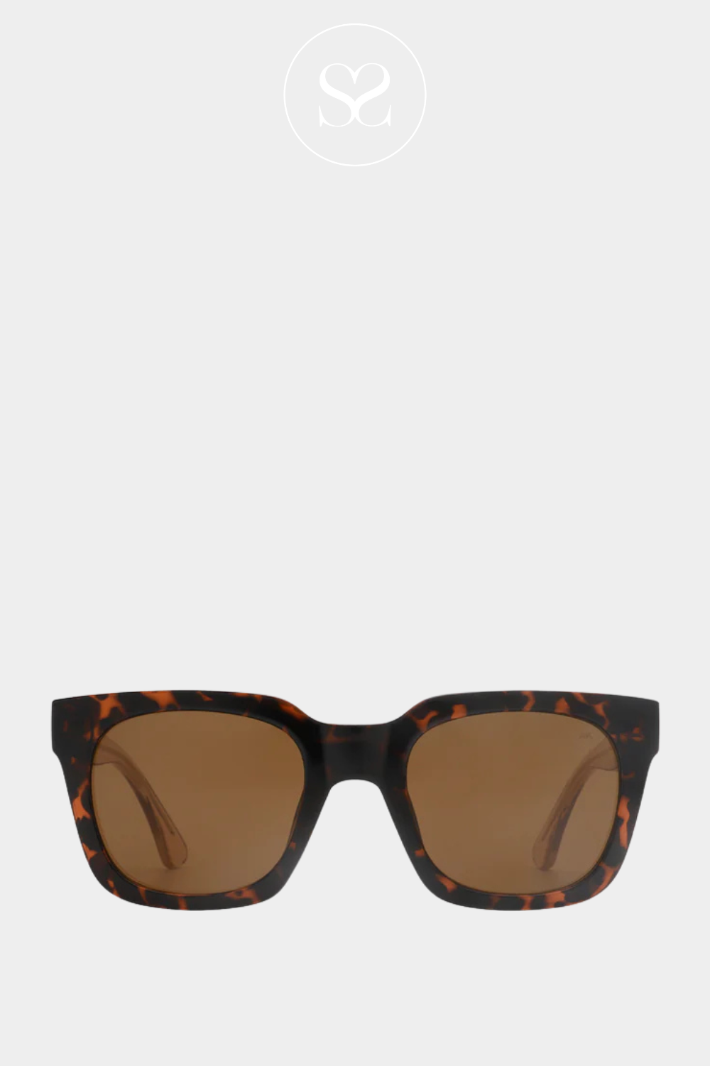 A.KJAERBEDE NANCY DEMI TORTOISE SUNGLASSES