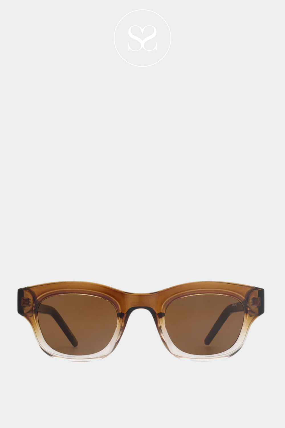 AKJAERBEDE LANE SMOKE CHAMPAGNE SUNGLASSES