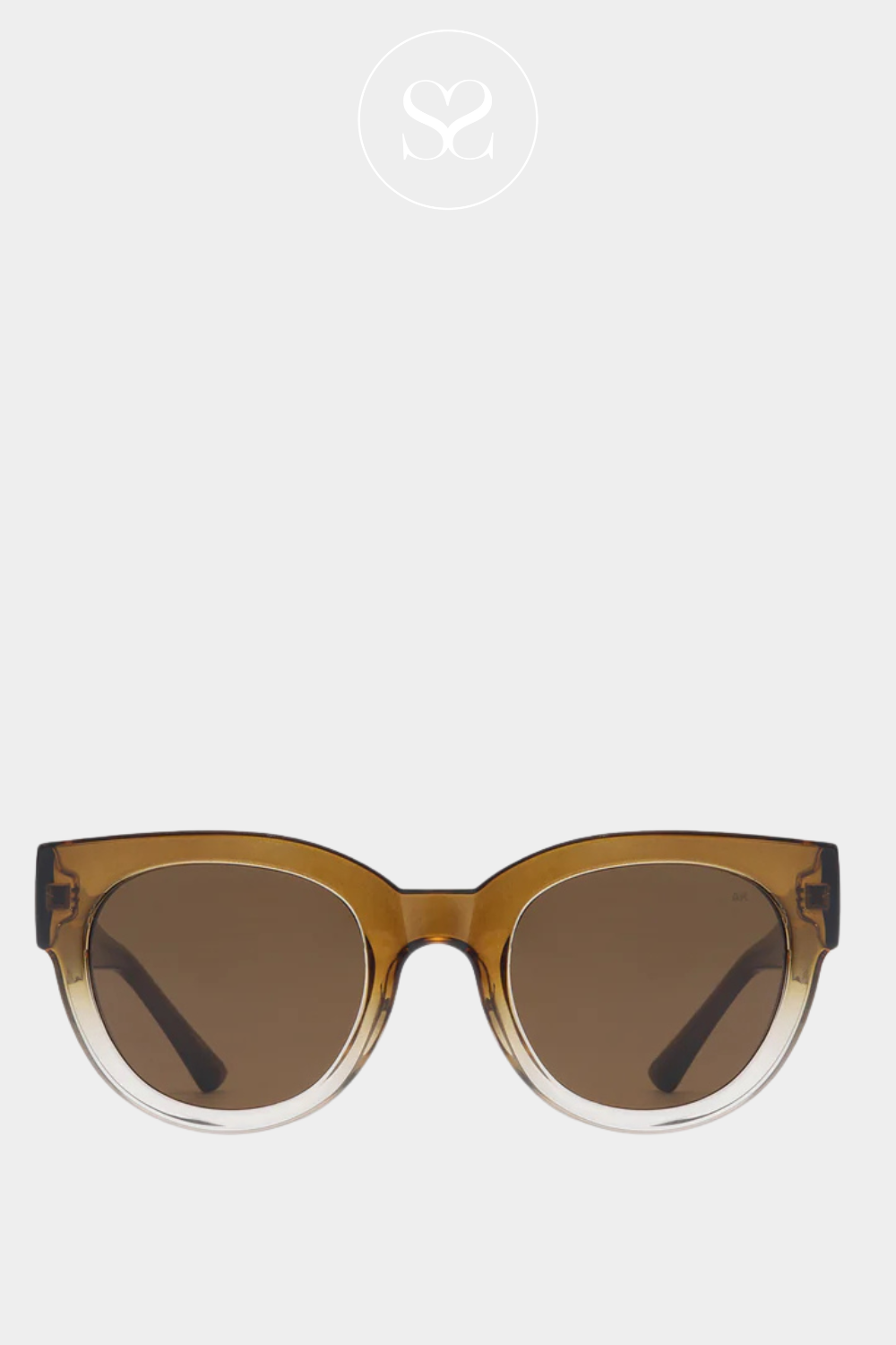 AKJAERBEDE LILLY SMOKE CHAMPAGNE SUNGLASSES