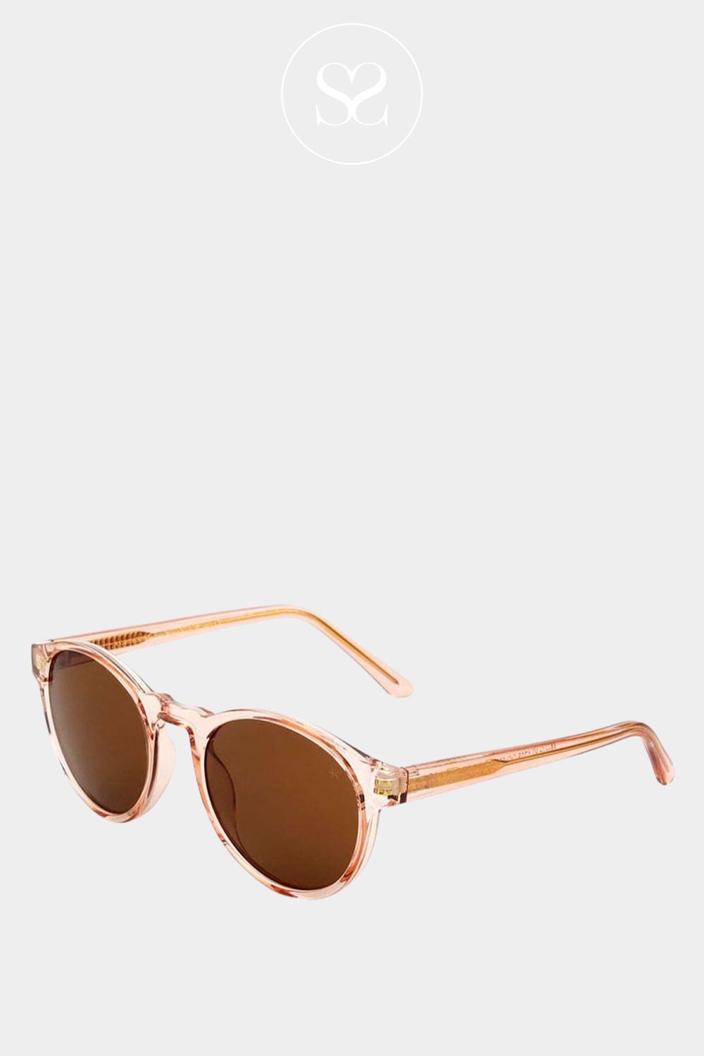 AKJAERBEDE MARVIN CHAMPAGNE UV 400 PROTECTION SUNGLASSES