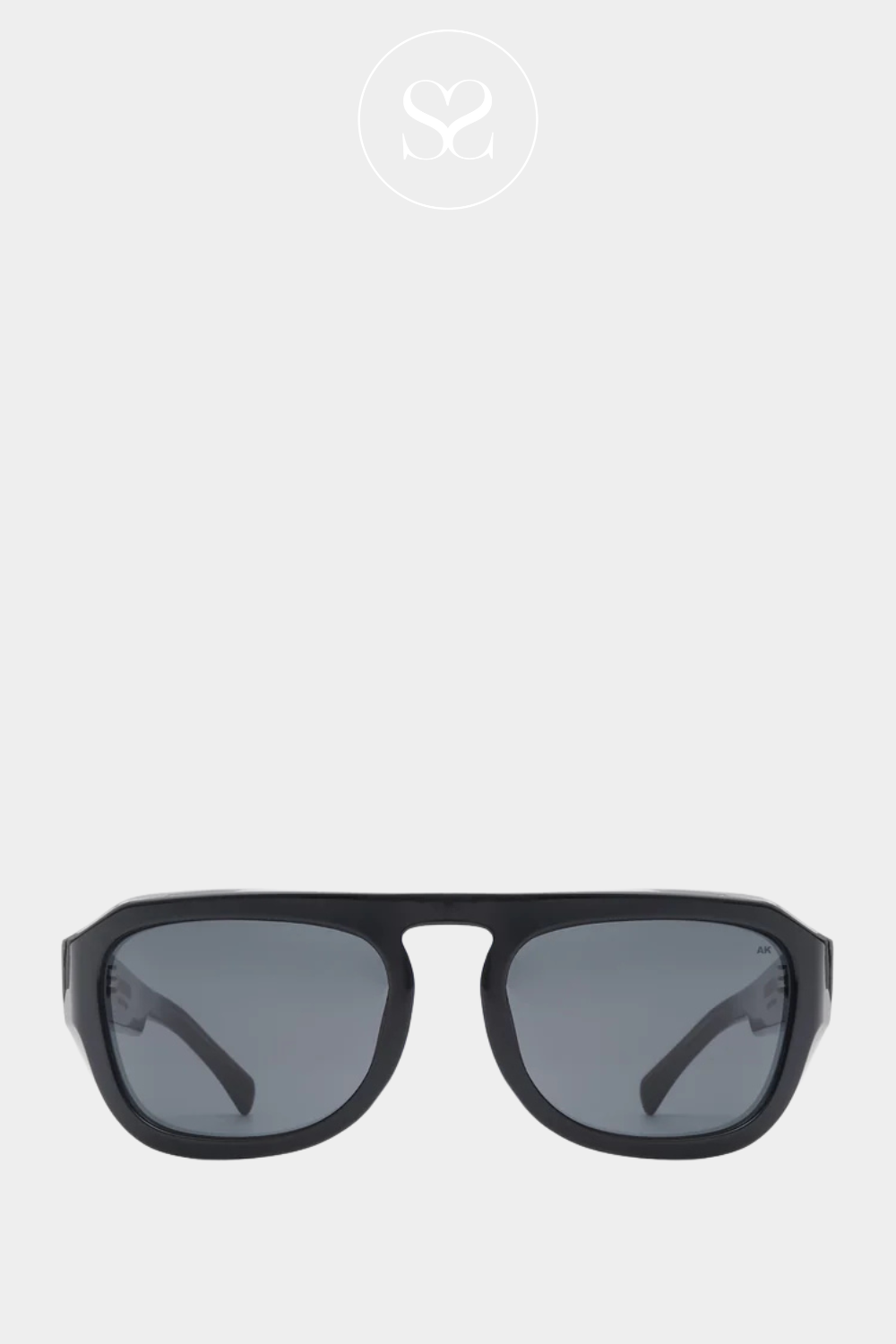 AKJAERBEDE MAX BLACK RETRO INSPIRED STYLE SUNGLASSES